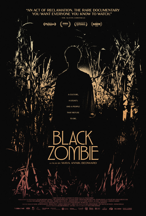 Black Zombie Movie Poster