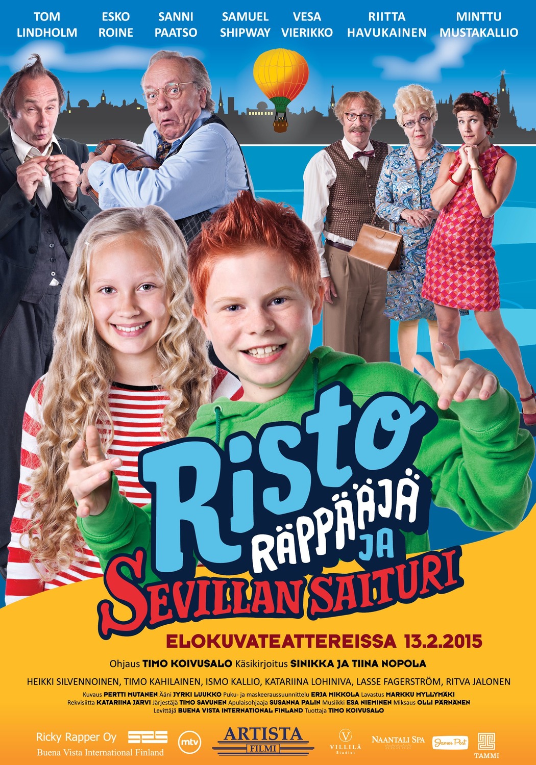 Extra Large Movie Poster Image for Risto Räppääjä ja Sevillan saituri 