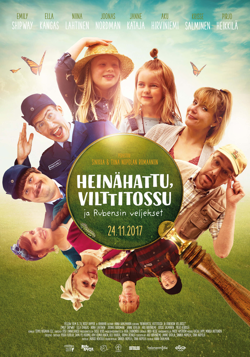 Extra Large Movie Poster Image for Heinähattu, Vilttitossu ja Rubensin veljekset 