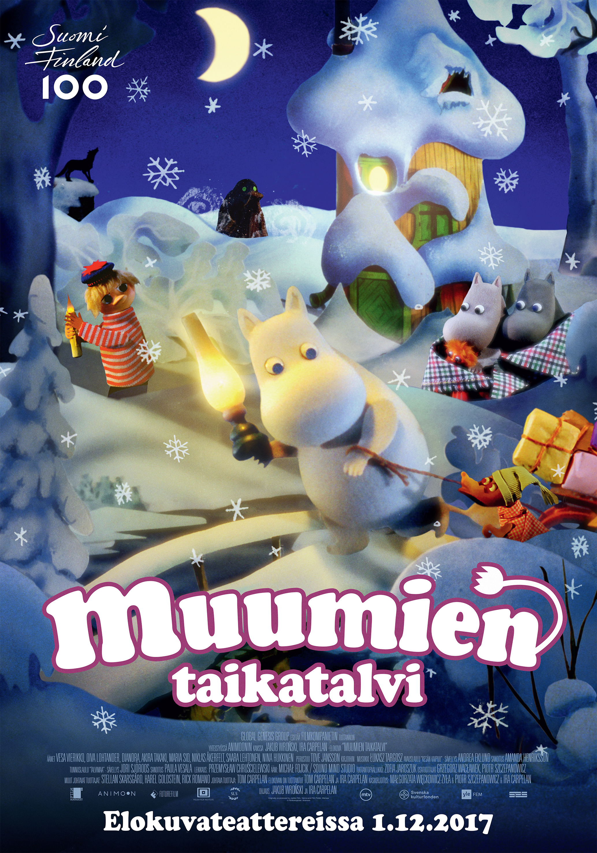 Mega Sized Movie Poster Image for Muumien taikatalvi (#2 of 2)