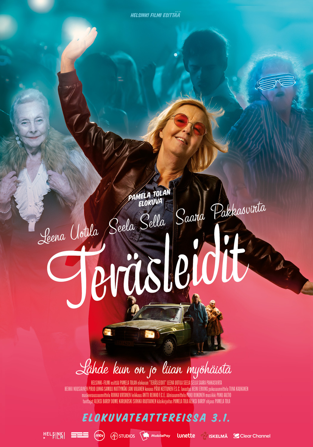 Extra Large Movie Poster Image for Teräsleidit 