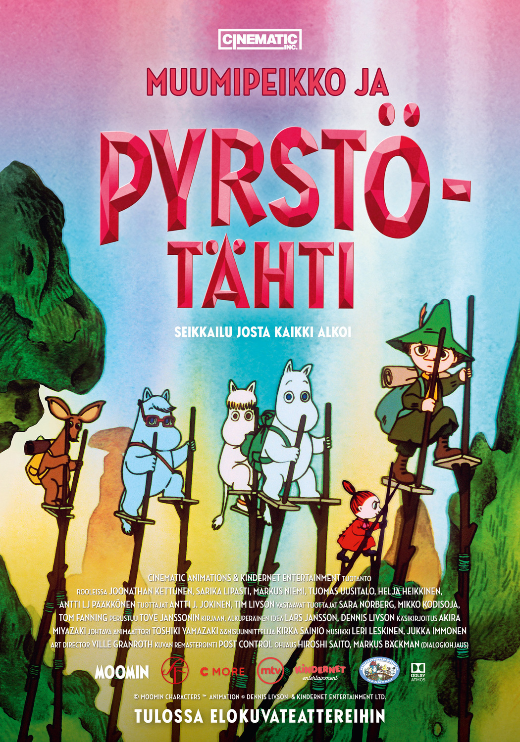 Extra Large Movie Poster Image for Muumipeikko ja pyrstötähti 