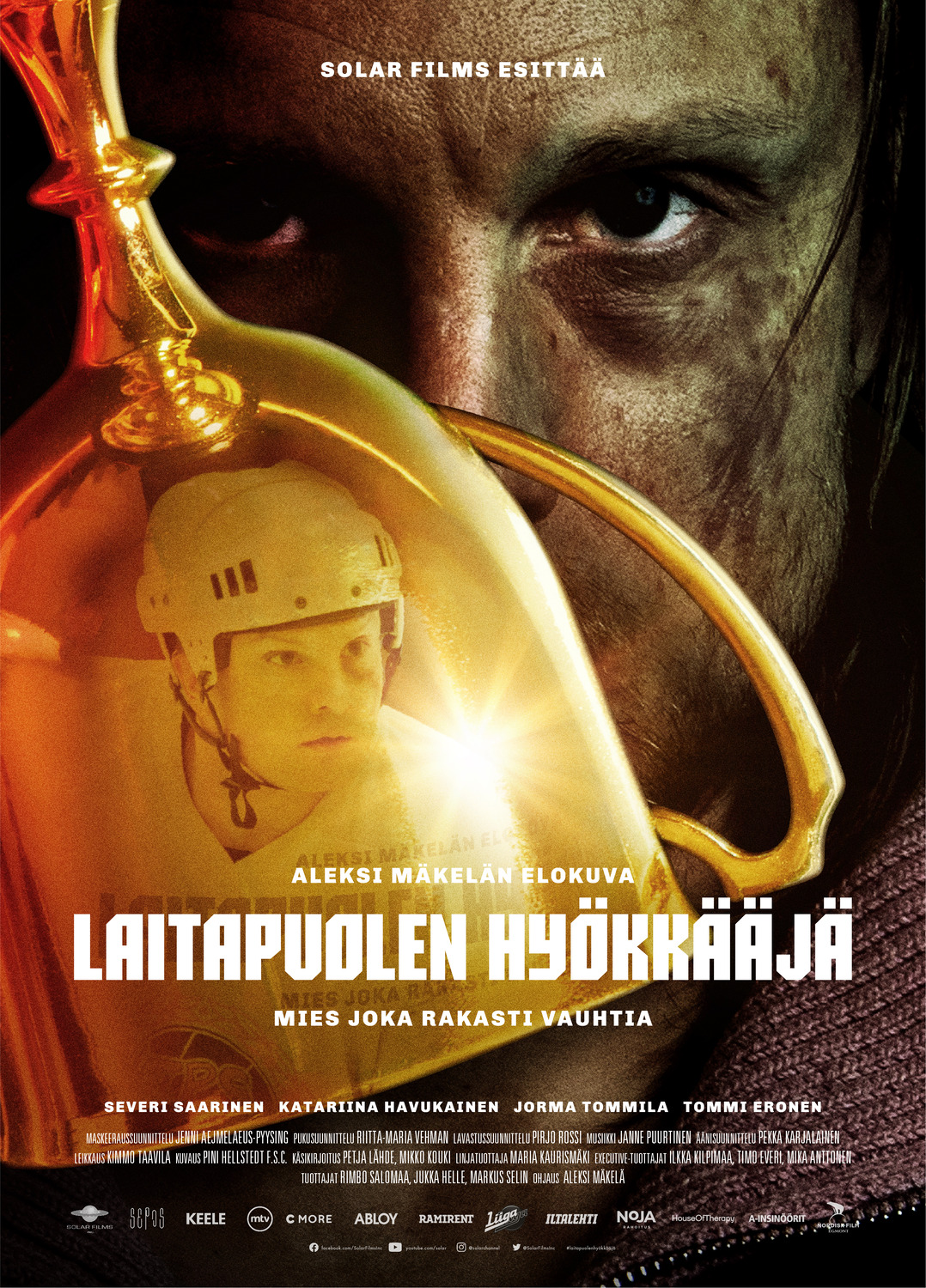 Extra Large Movie Poster Image for Laitapuolen hyökkääjä 