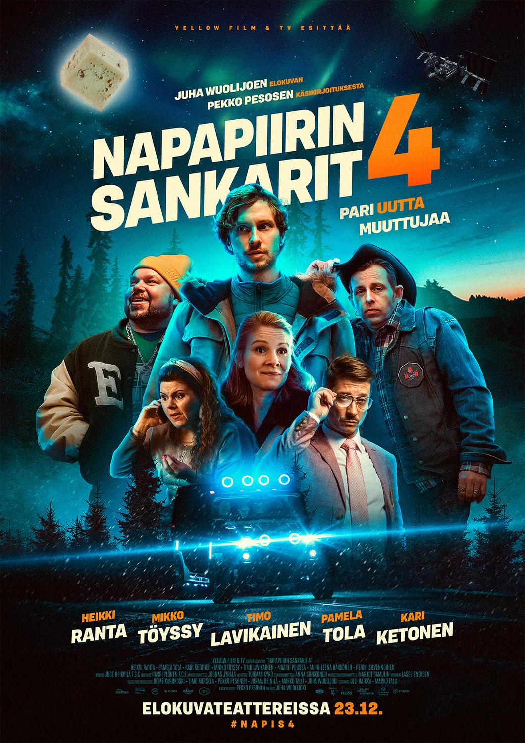 Extra Large Movie Poster Image for Napapiirin sankarit 4 