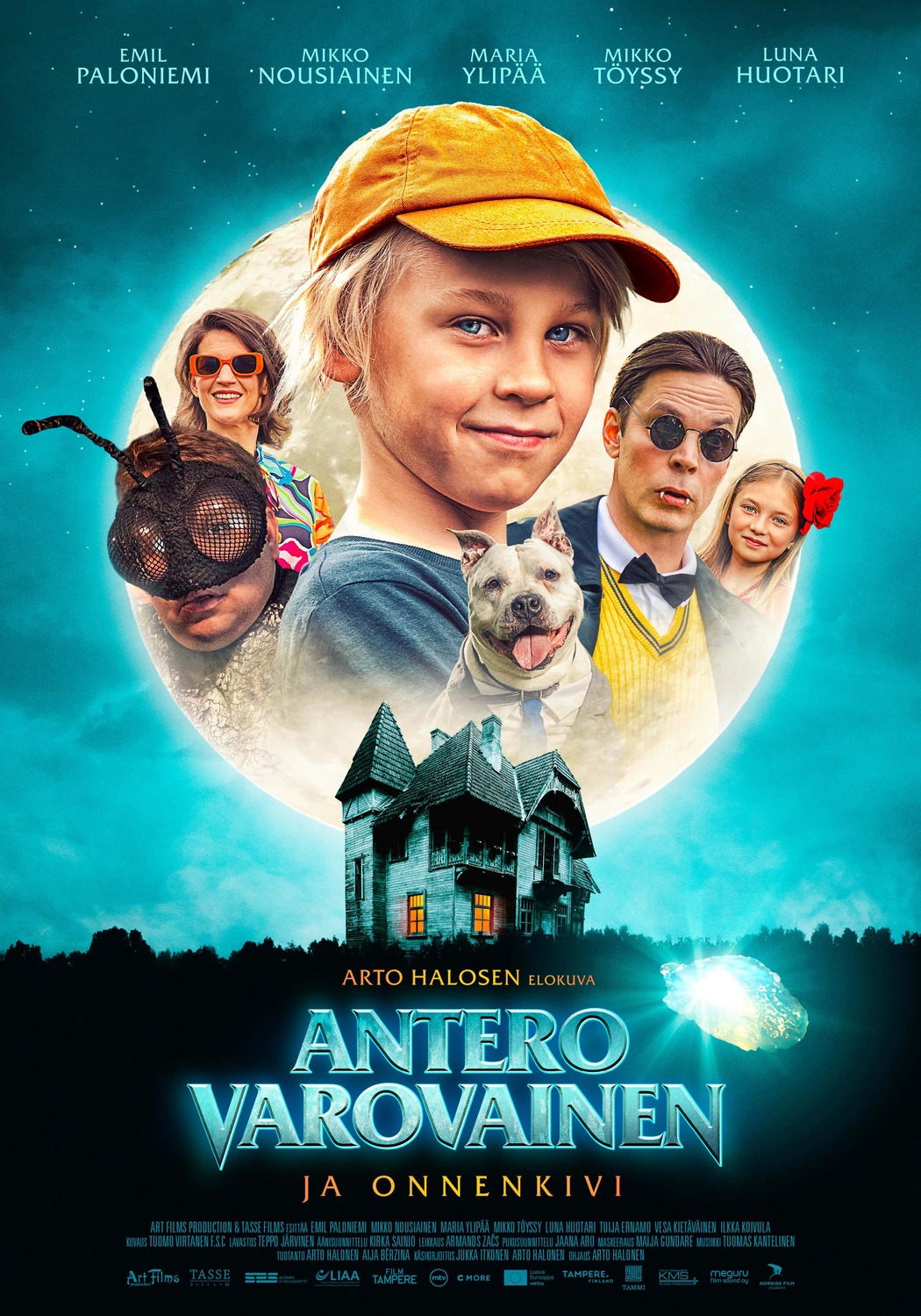 Extra Large Movie Poster Image for Antero Varovainen ja Onnenkivi 