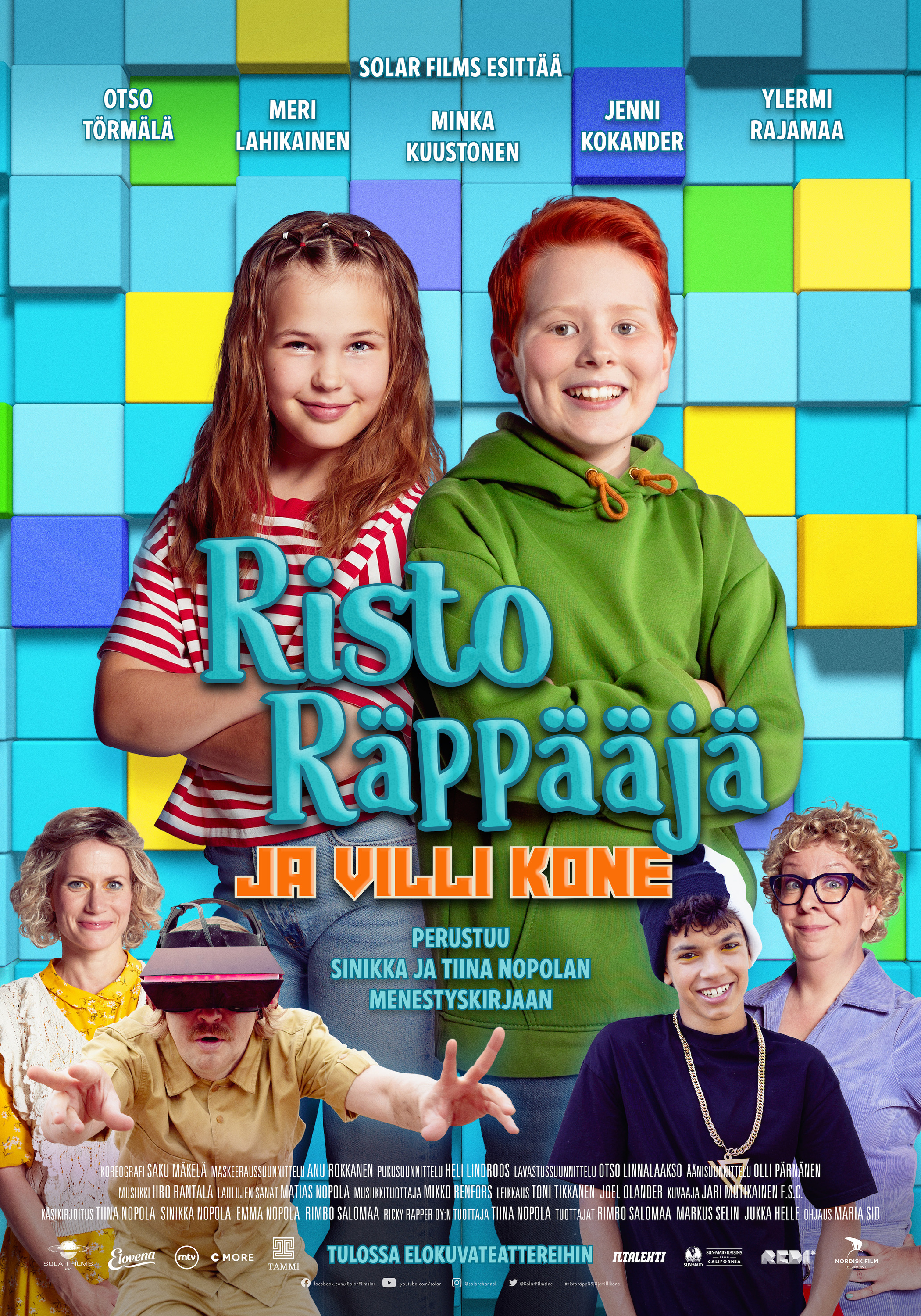 Mega Sized Movie Poster Image for Risto Räppääjä ja villi kone 