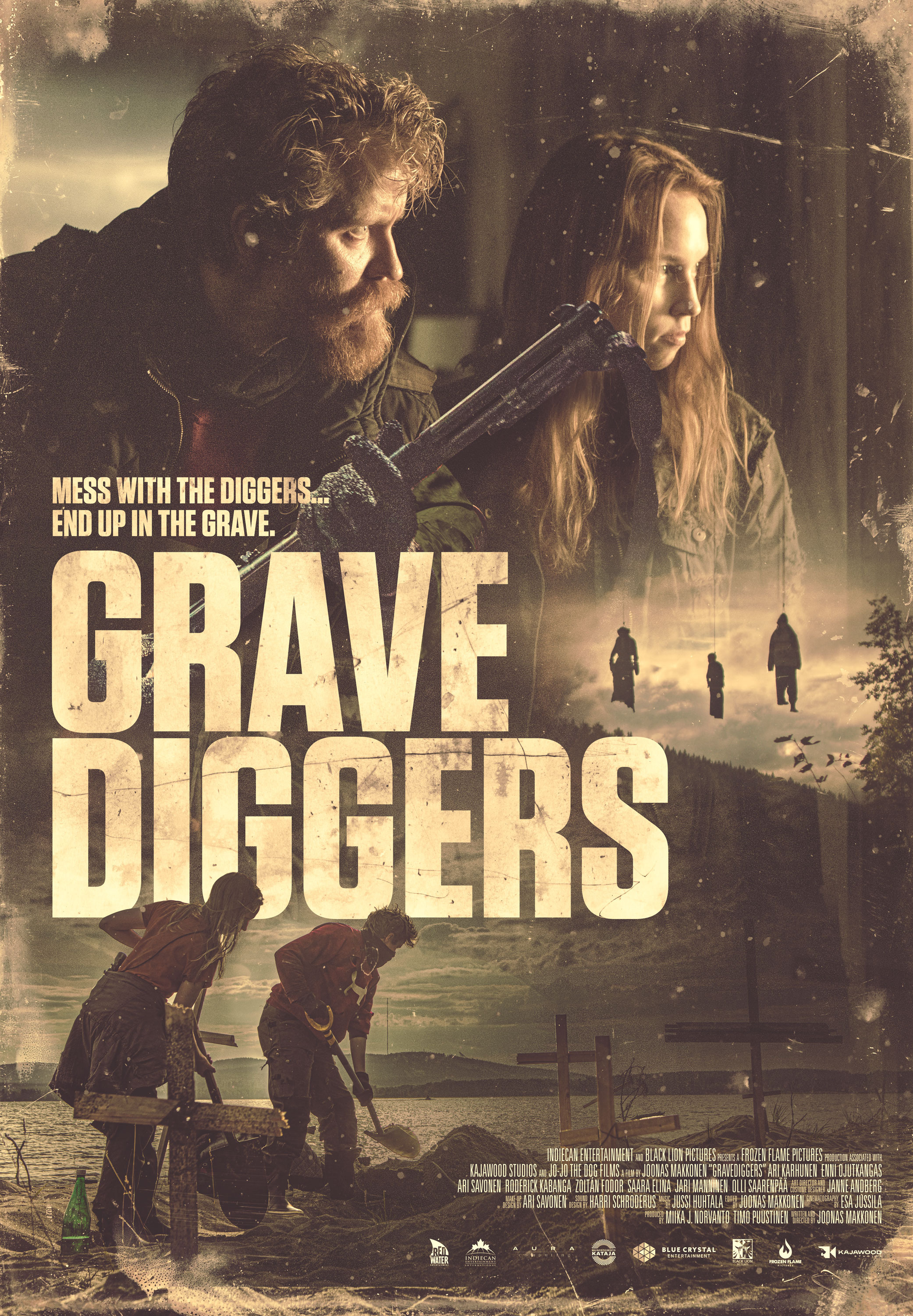 Mega Sized Movie Poster Image for Gravediggers 