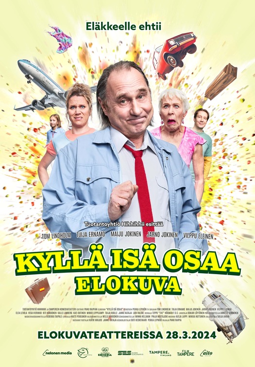 Kyllä isä osaa -elokuva Movie Poster