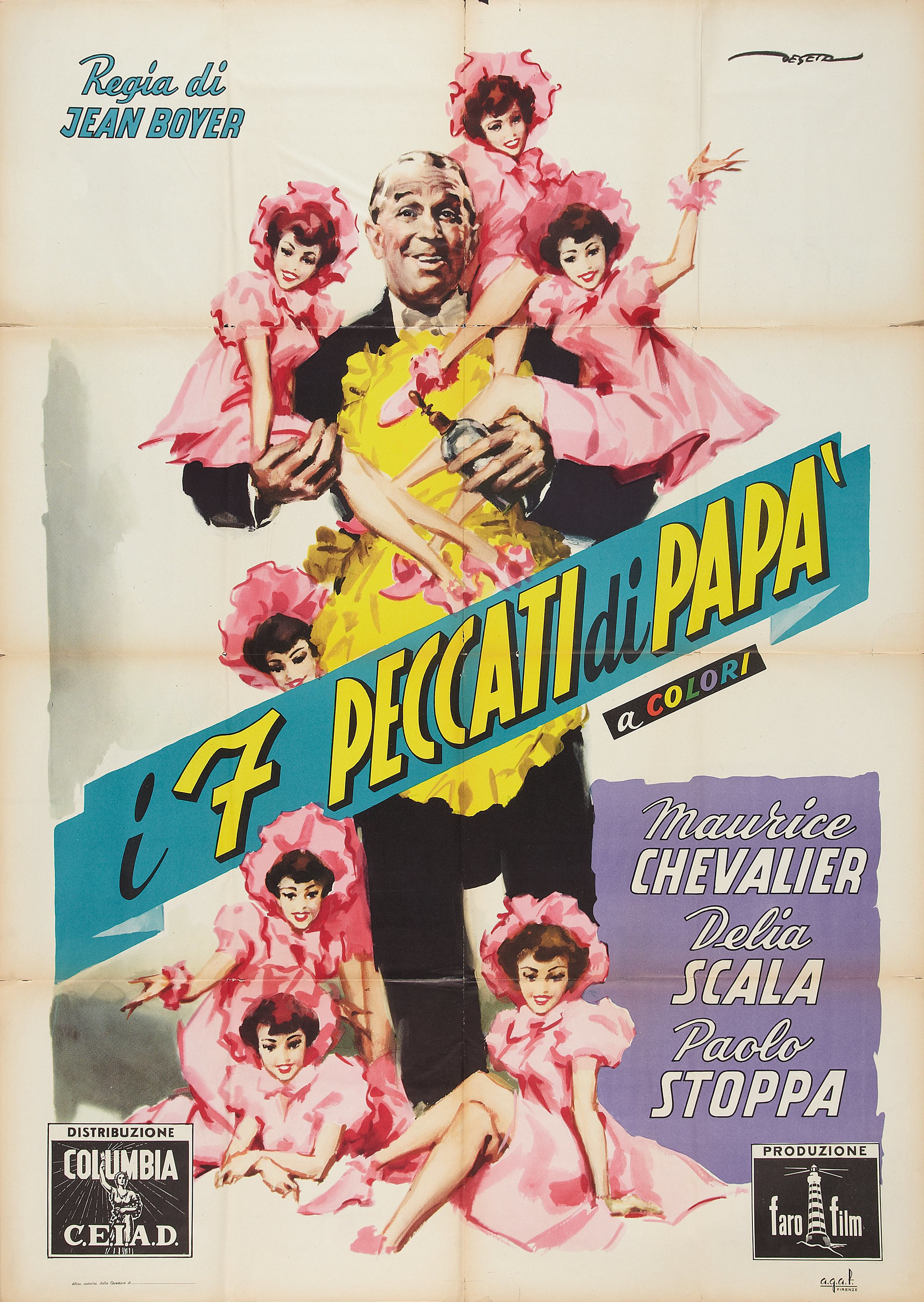 Mega Sized Movie Poster Image for J'avais sept filles (#2 of 2)