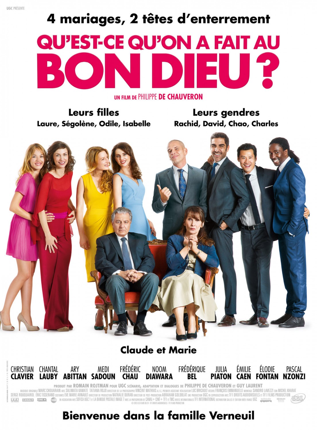 Extra Large Movie Poster Image for Qu'est-ce qu'on a fait au Bon Dieu? (#5 of 5)