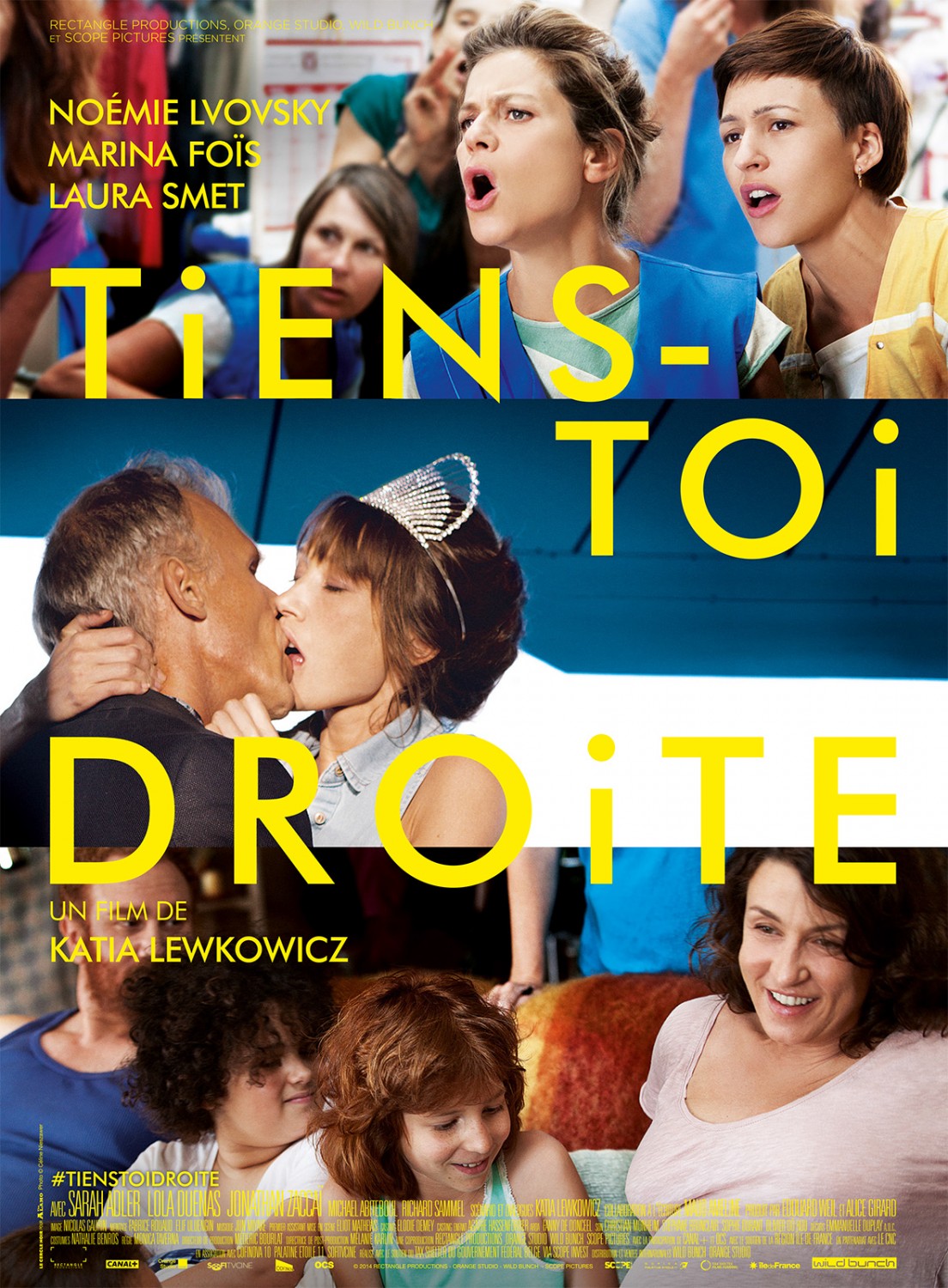 Extra Large Movie Poster Image for Tiens-toi droite 