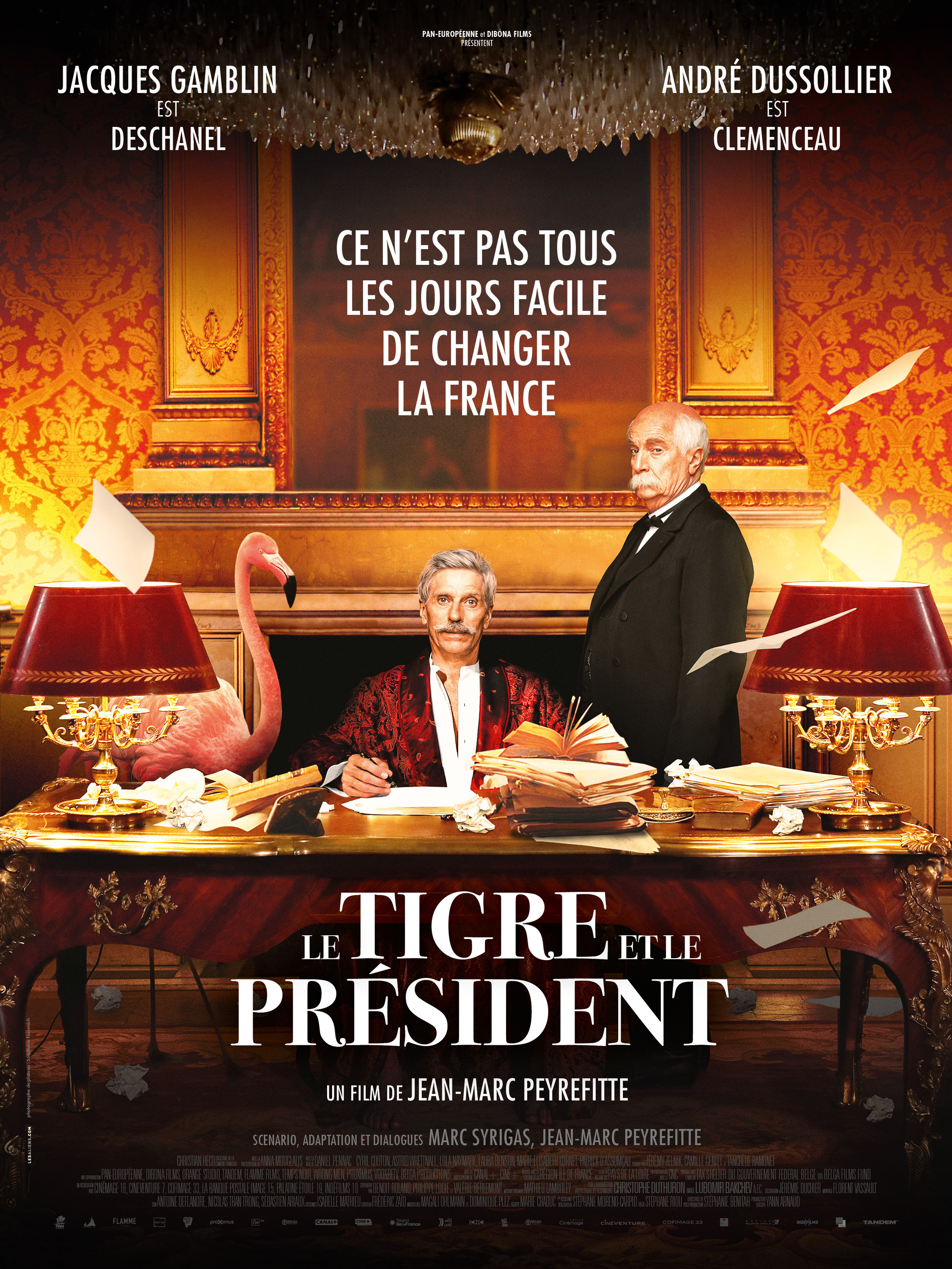 Mega Sized Movie Poster Image for Le Tigre et le président 
