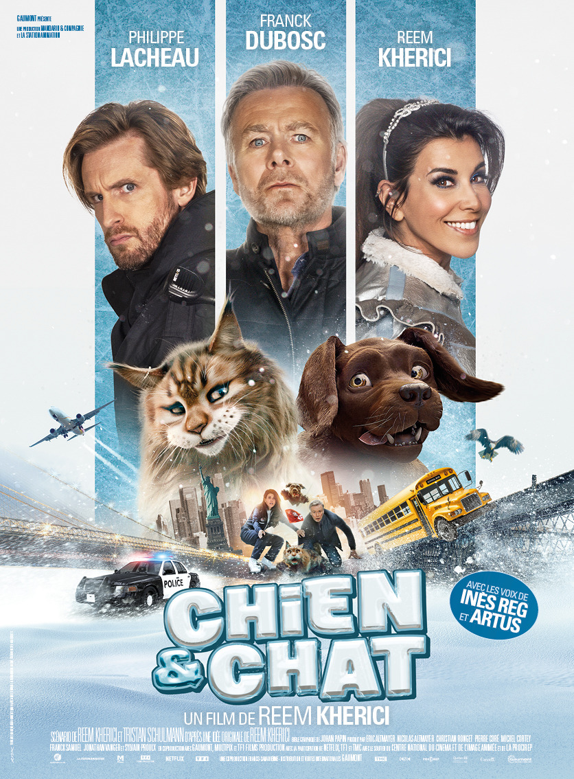 Extra Large Movie Poster Image for Chien & chat 