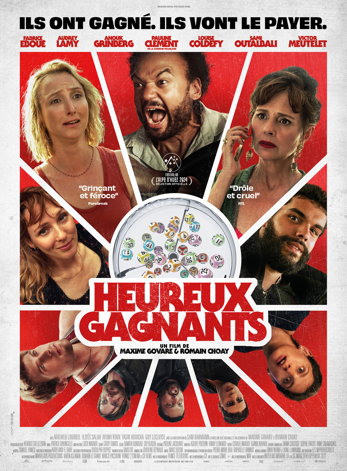 Extra Large Movie Poster Image for Heureux gagnants 