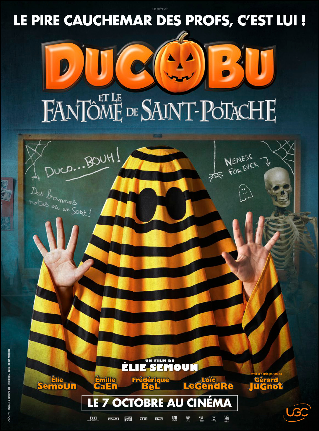 Extra Large Movie Poster Image for Ducobu et le fantôme de Saint-Potache 