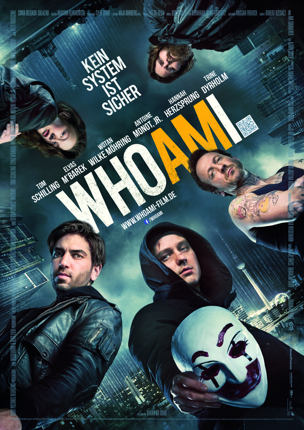 Extra Large Movie Poster Image for Who Am I - Kein System ist sicher 