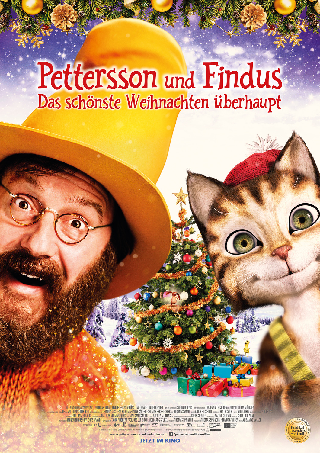Extra Large Movie Poster Image for Pettersson und Findus 2 - Das schönste Weihnachten überhaupt 