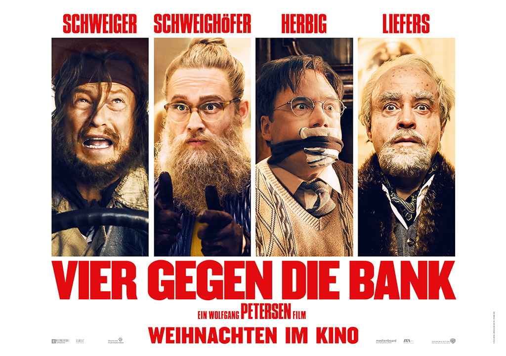 Extra Large Movie Poster Image for Vier gegen die Bank (#3 of 3)