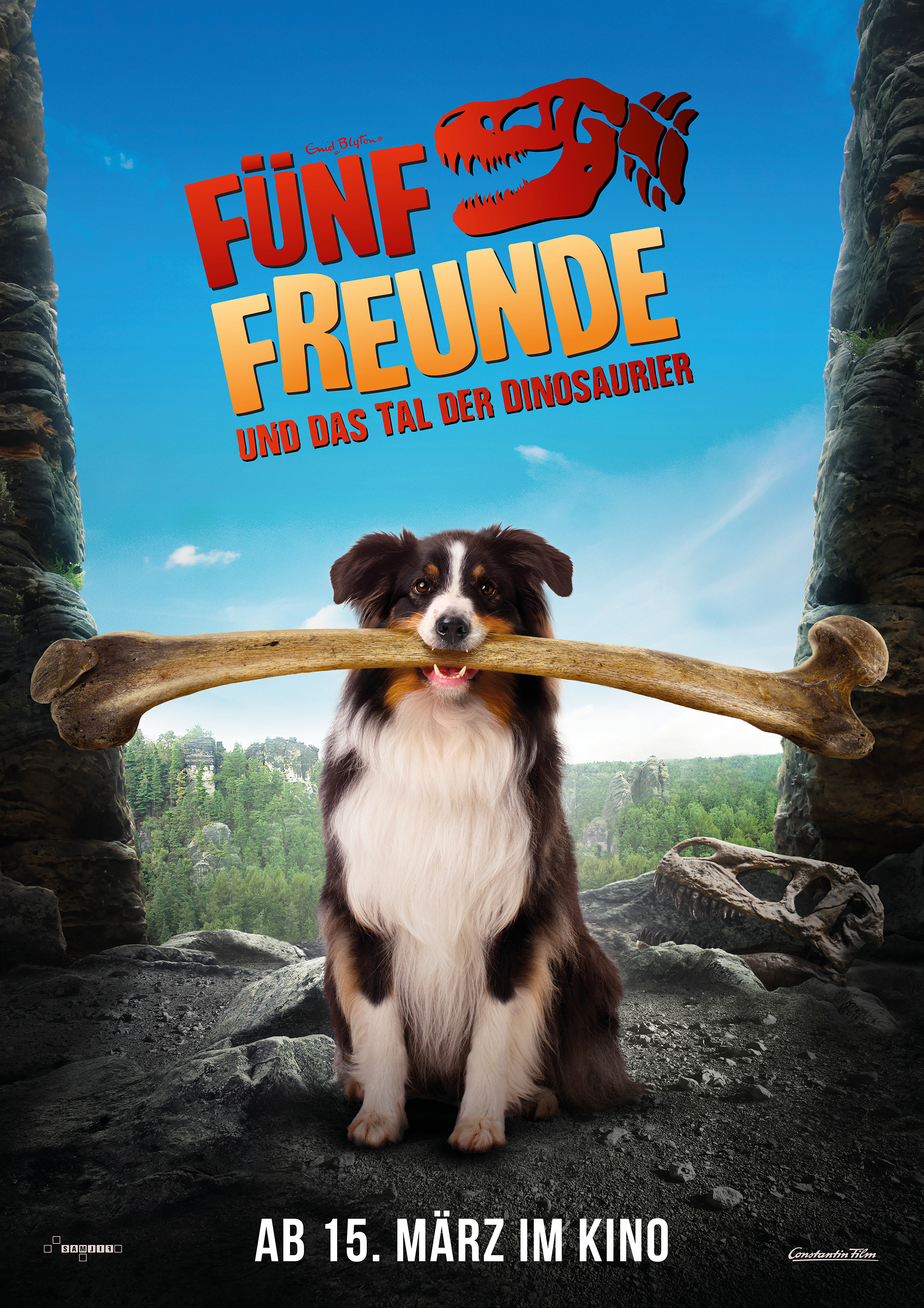 Mega Sized Movie Poster Image for Fünf Freunde und das Tal der Dinosaurier (#1 of 2)