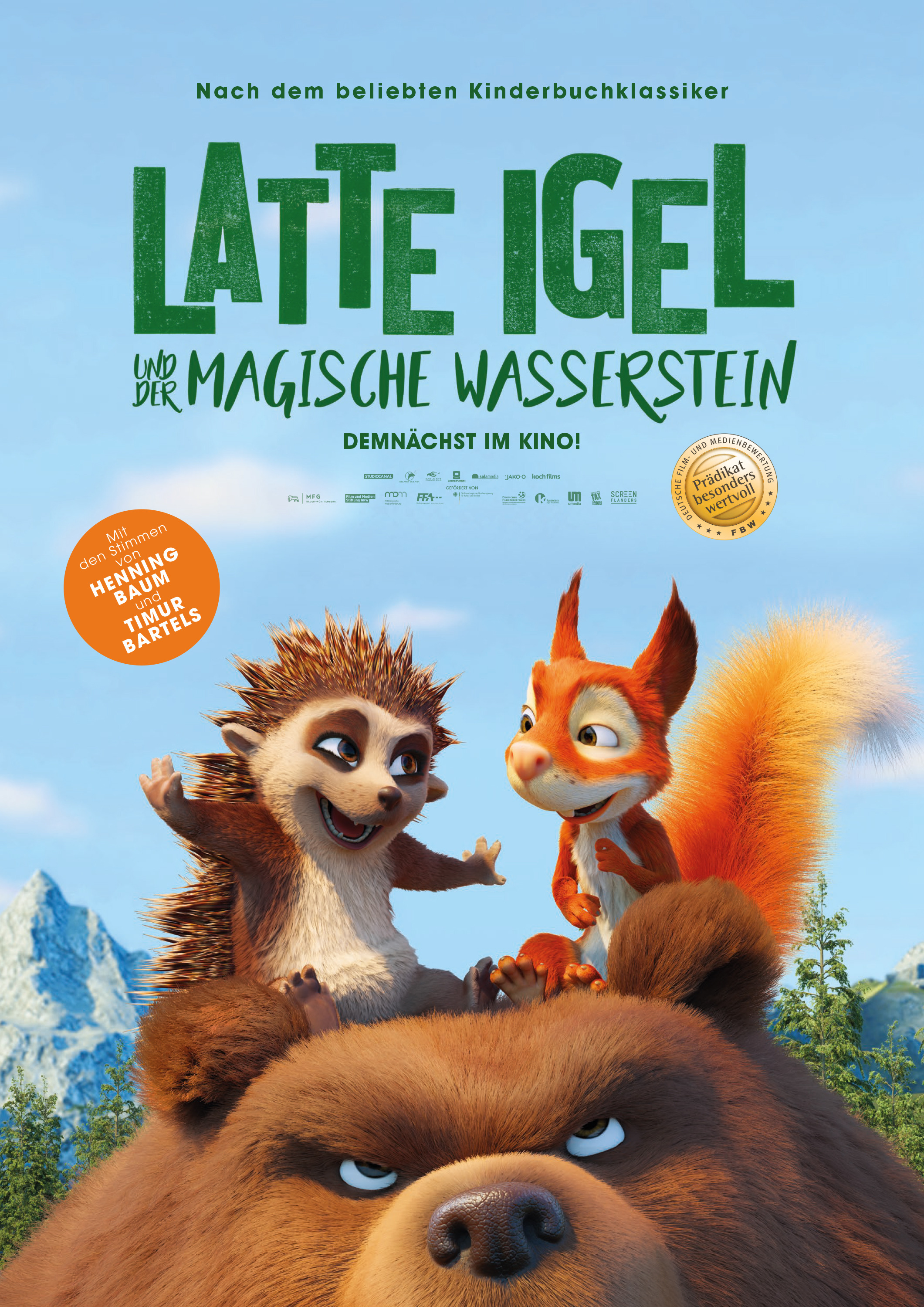 Mega Sized Movie Poster Image for Latte & the Magic Waterstone (#1 of 2)