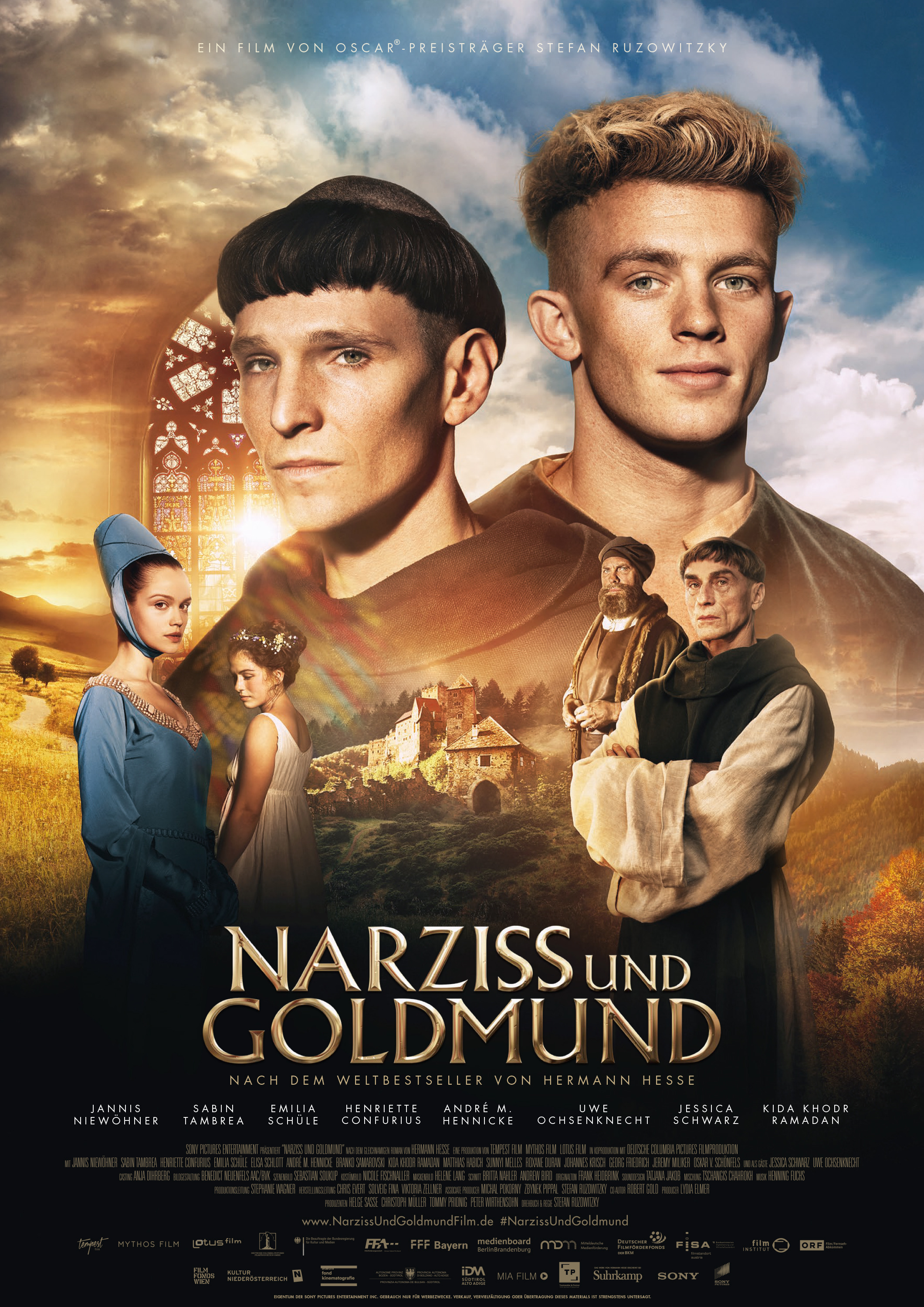 Mega Sized Movie Poster Image for Narziss und Goldmund 