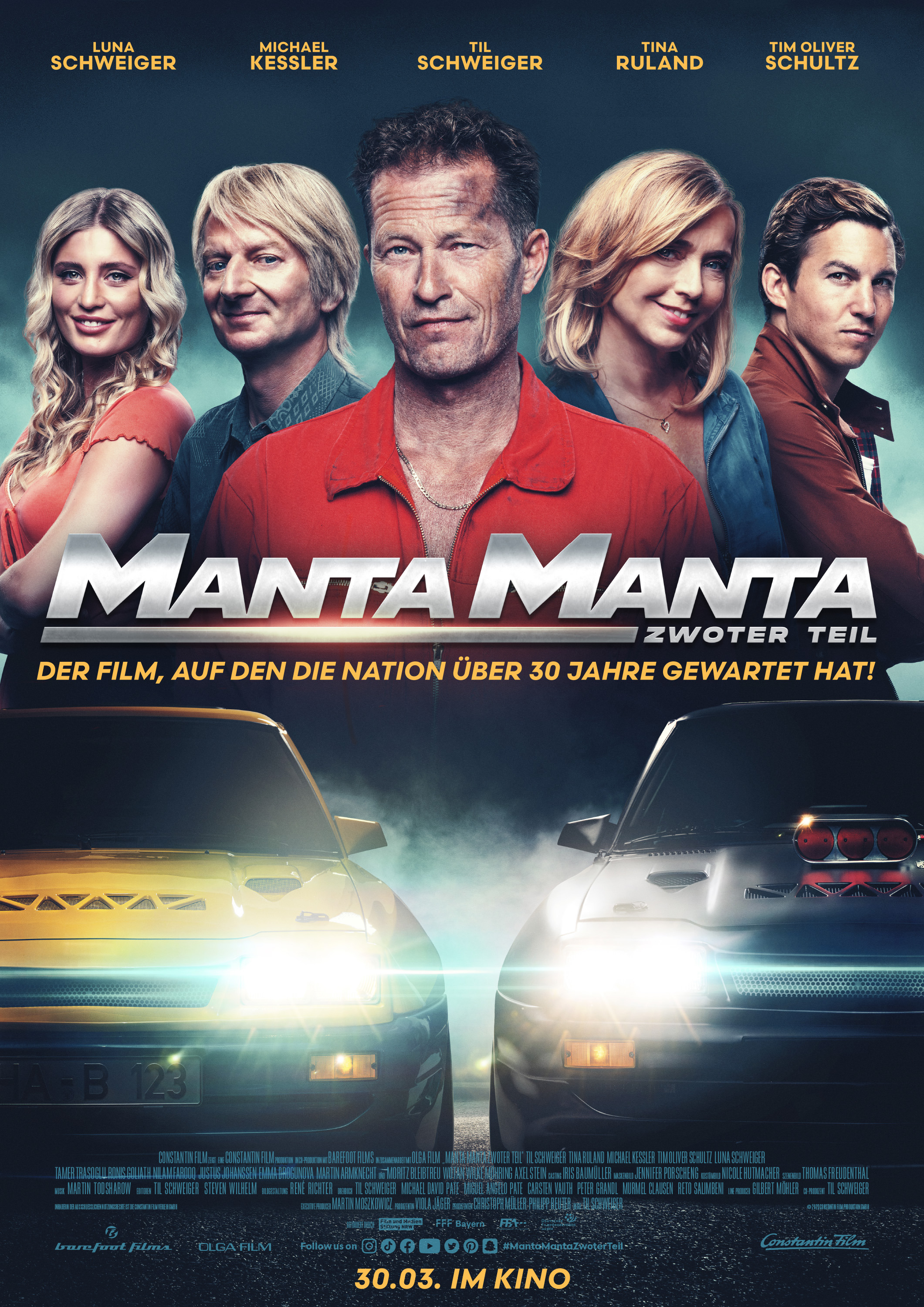 Mega Sized Movie Poster Image for Manta, Manta - Zwoter Teil (#5 of 5)