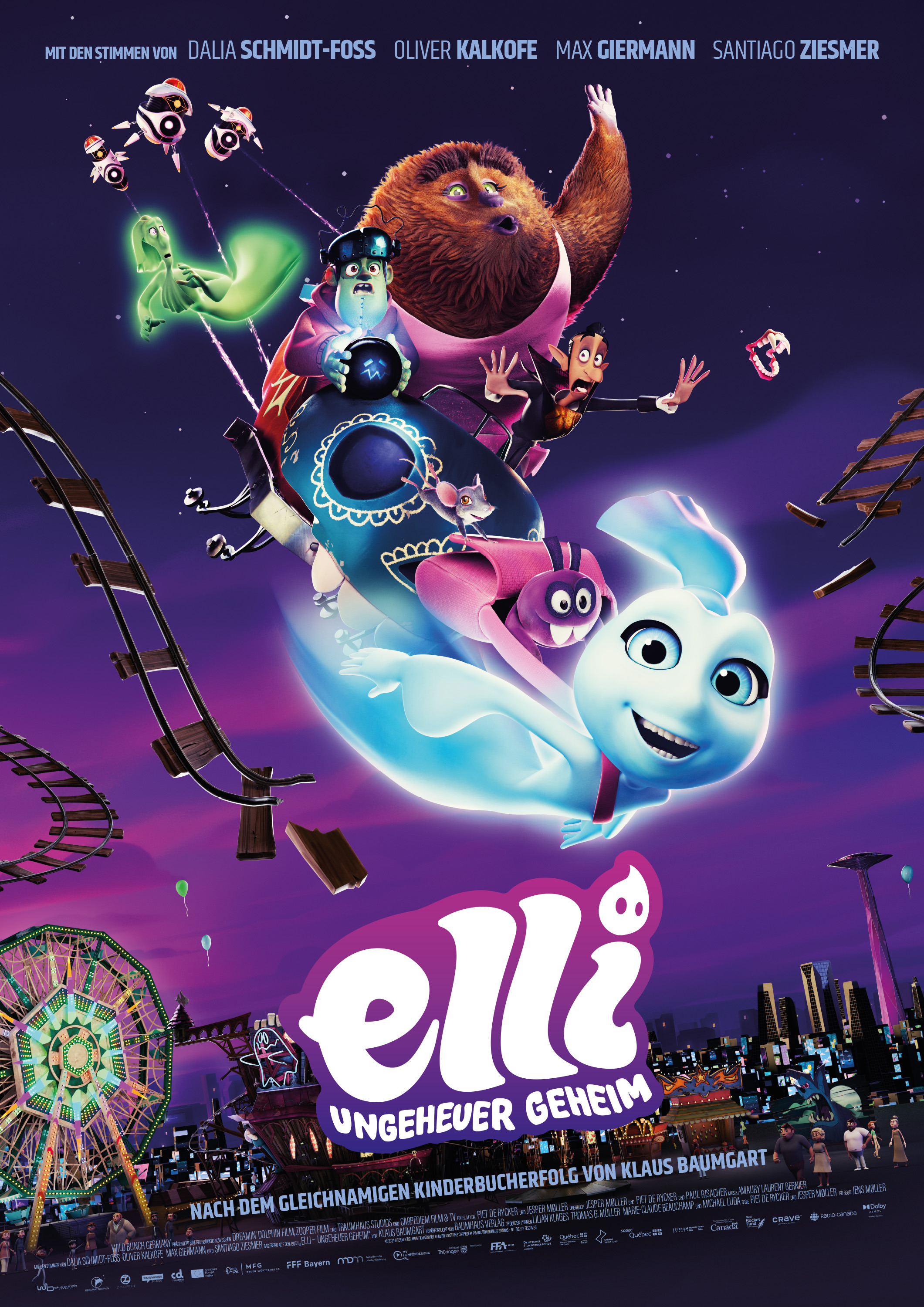 Mega Sized Movie Poster Image for Elli and the Ghostly Ghost Train 