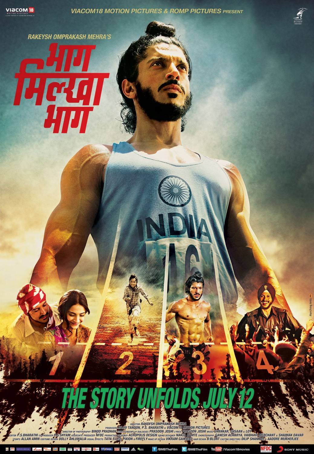 Extra Large Movie Poster Image for Bhaag Milkha Bhaag (#6 of 7)