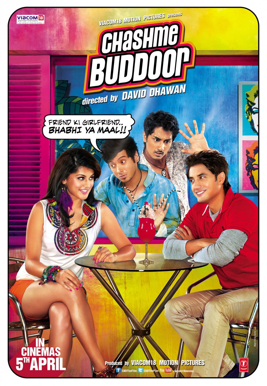 Extra Large Movie Poster Image for Chashme Baddoor (#5 of 7)