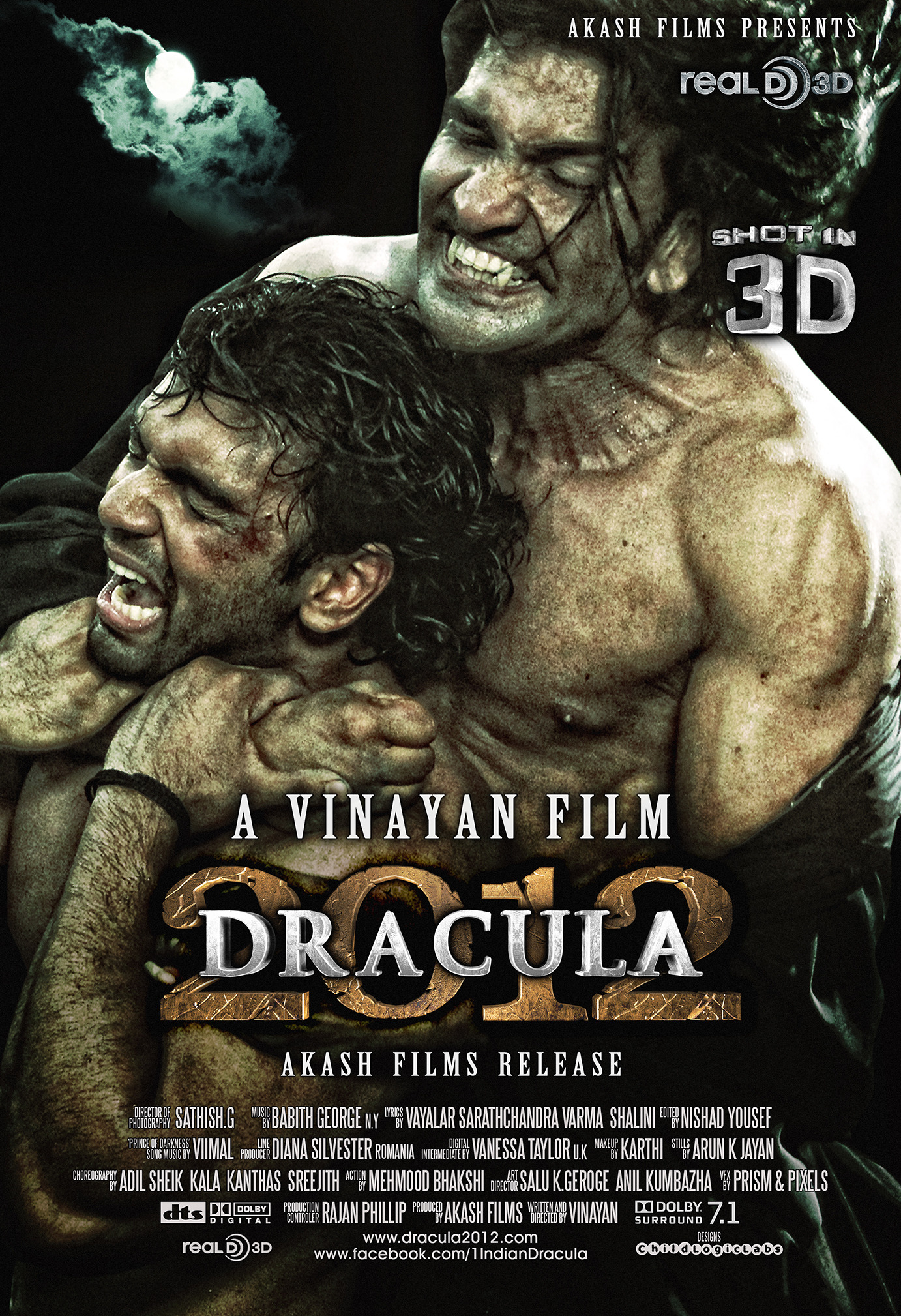 Mega Sized Movie Poster Image for Dracula 2012 (#3 of 7)