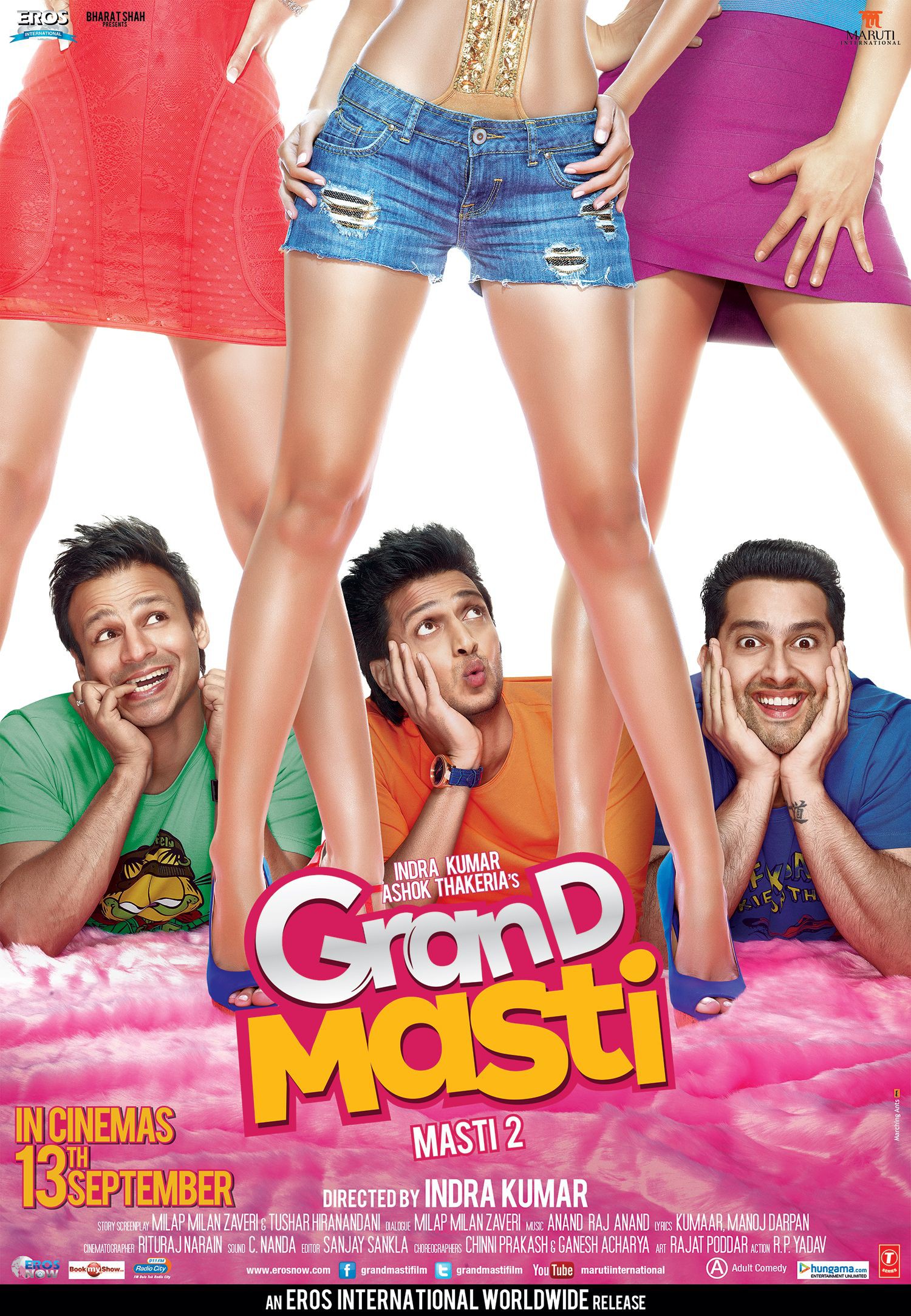 Mega Sized Movie Poster Image for Grand Masti (#3 of 4)