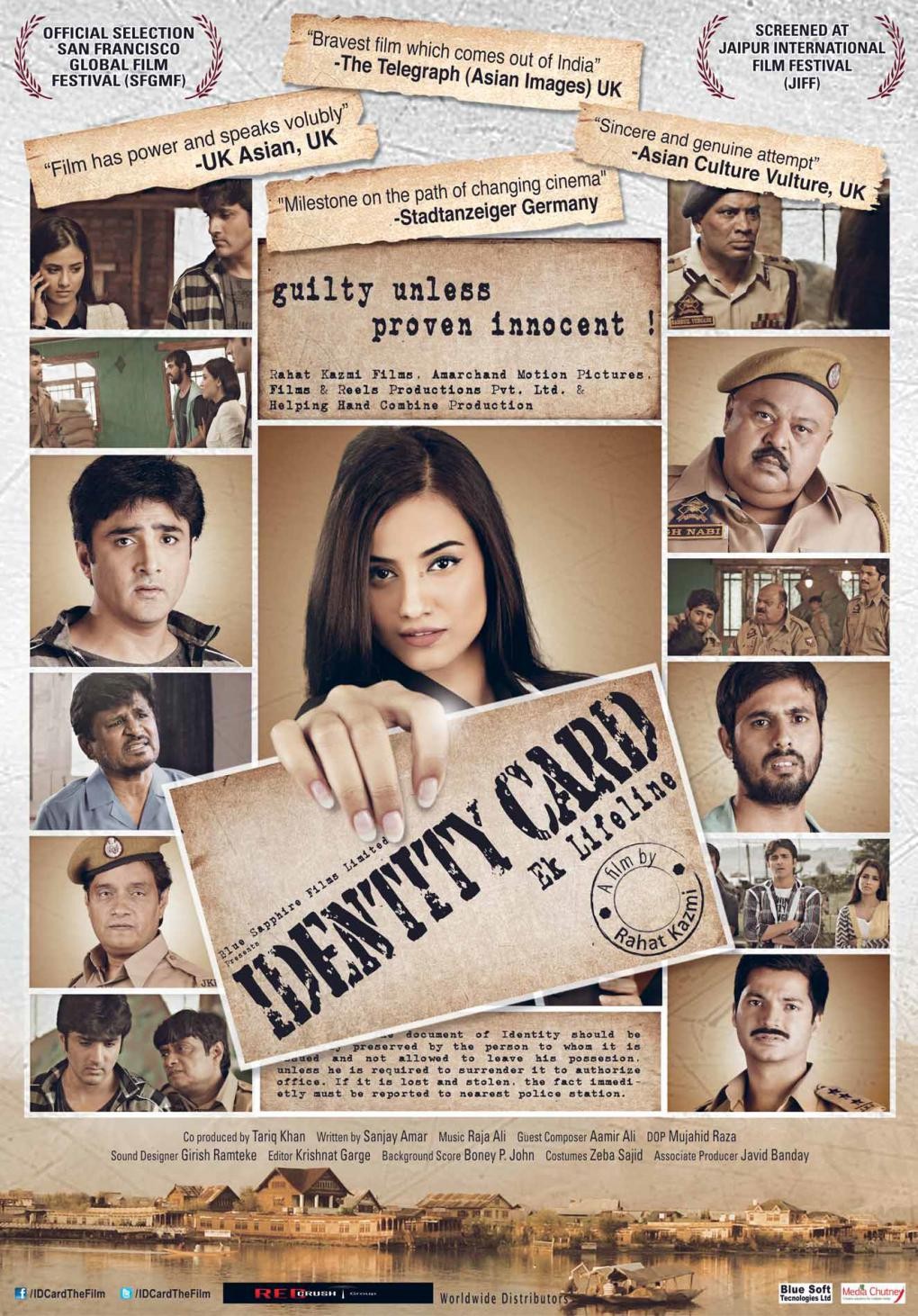 Extra Large Movie Poster Image for Identity Card ek lifeline 