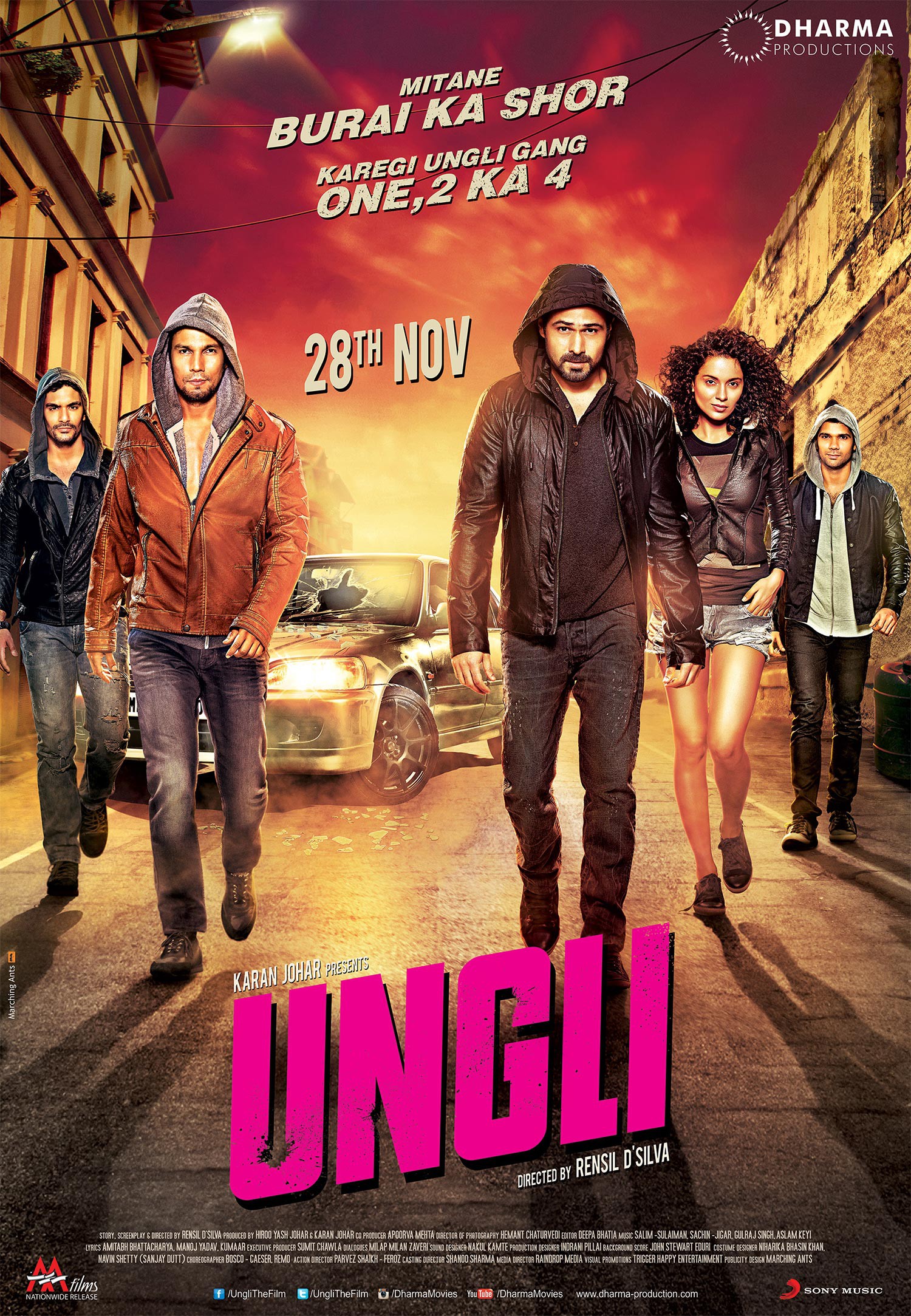 Mega Sized Movie Poster Image for Ungli (#3 of 4)