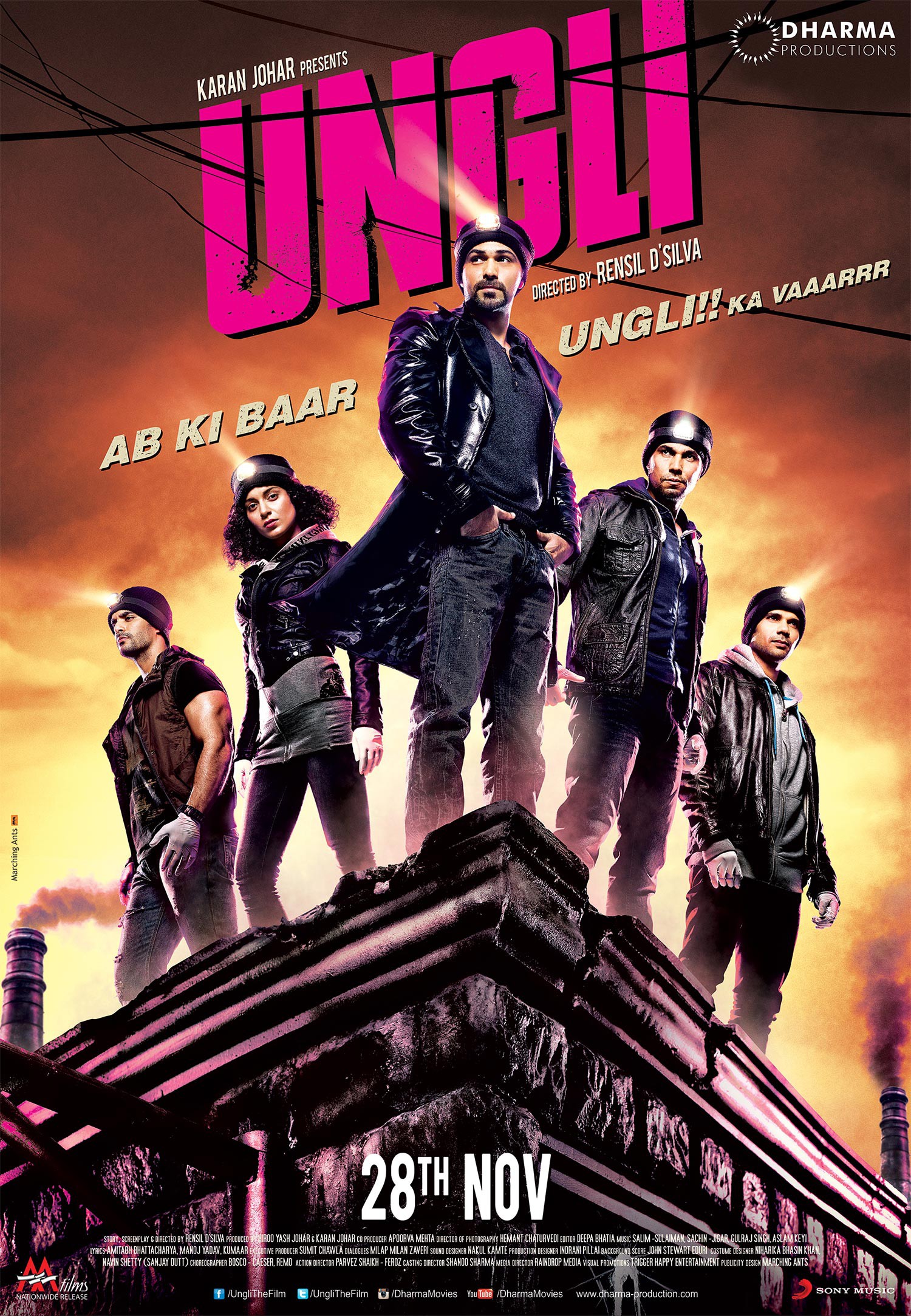 Mega Sized Movie Poster Image for Ungli (#1 of 4)