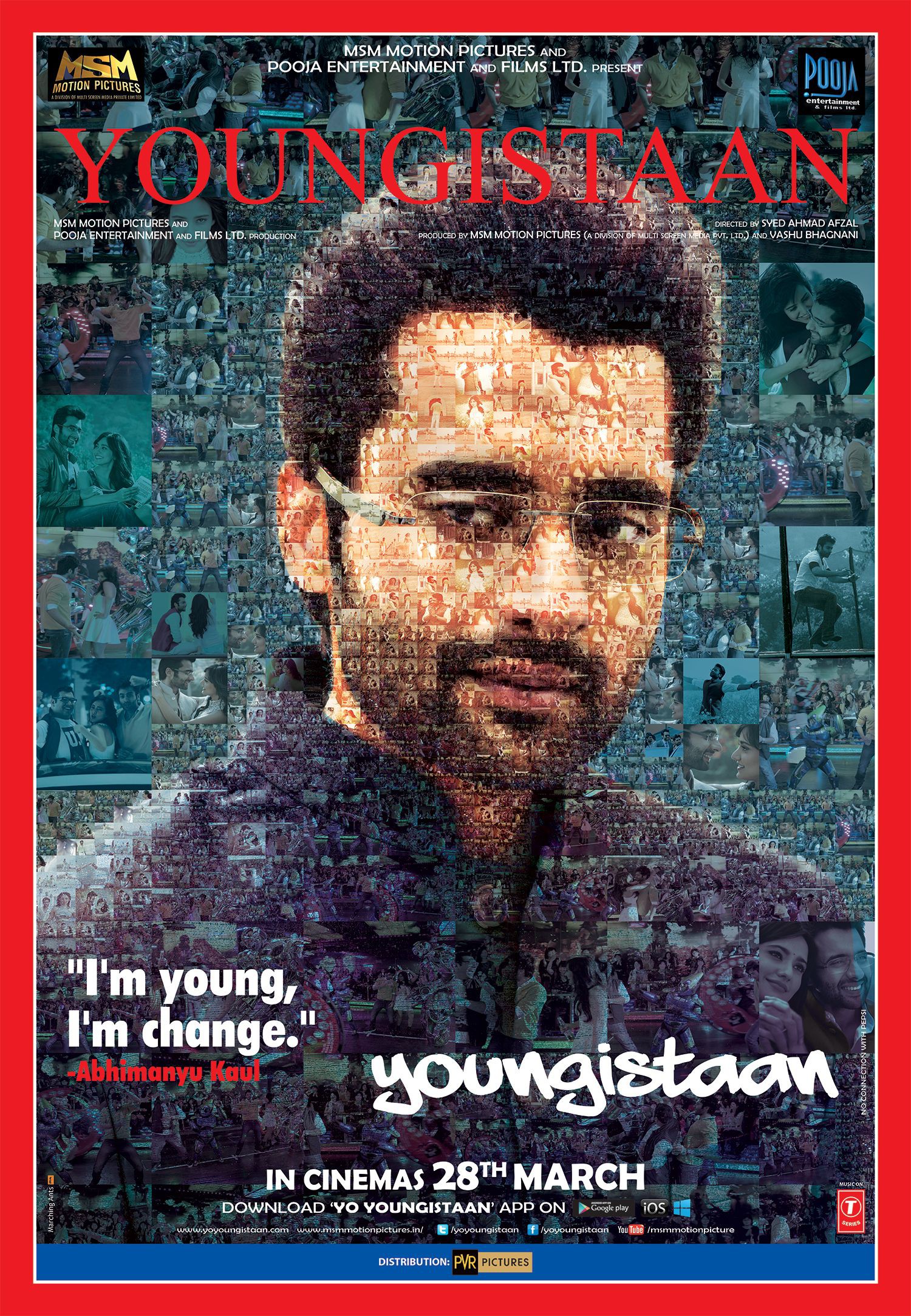 Mega Sized Movie Poster Image for Youngistaan (#3 of 6)
