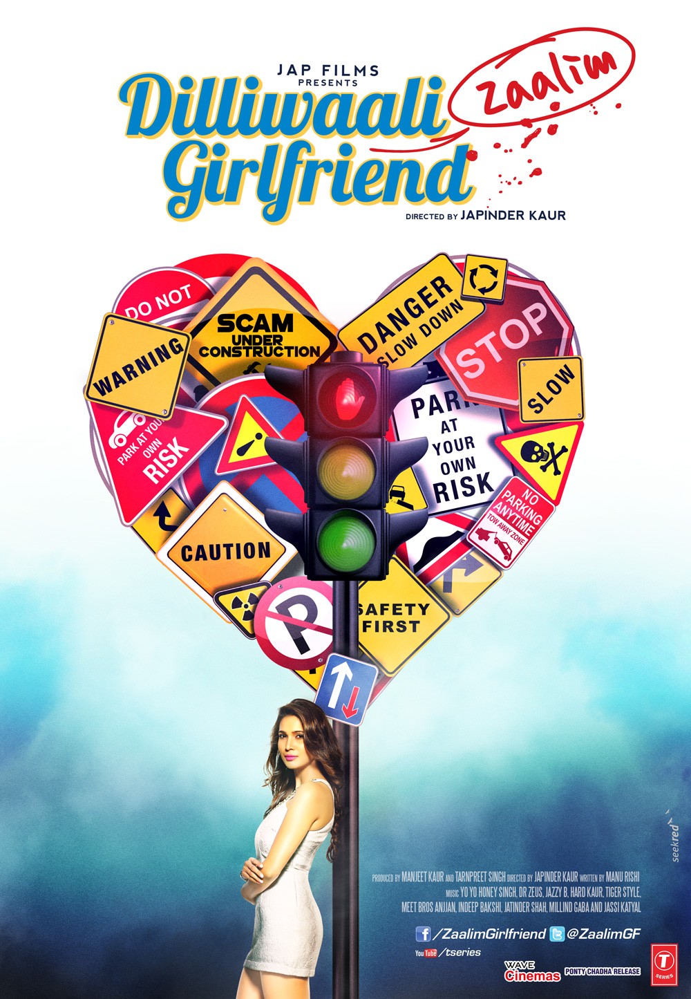 Extra Large Movie Poster Image for Dilliwaali Zaalim Girlfriend (#1 of 7)