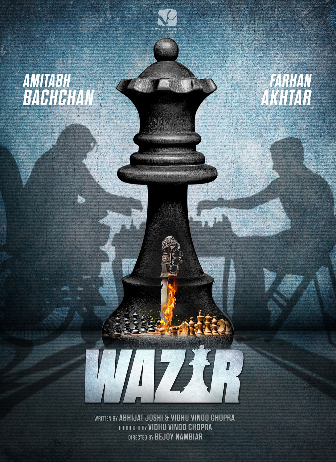 Extra Large Movie Poster Image for Wazir (#3 of 3)