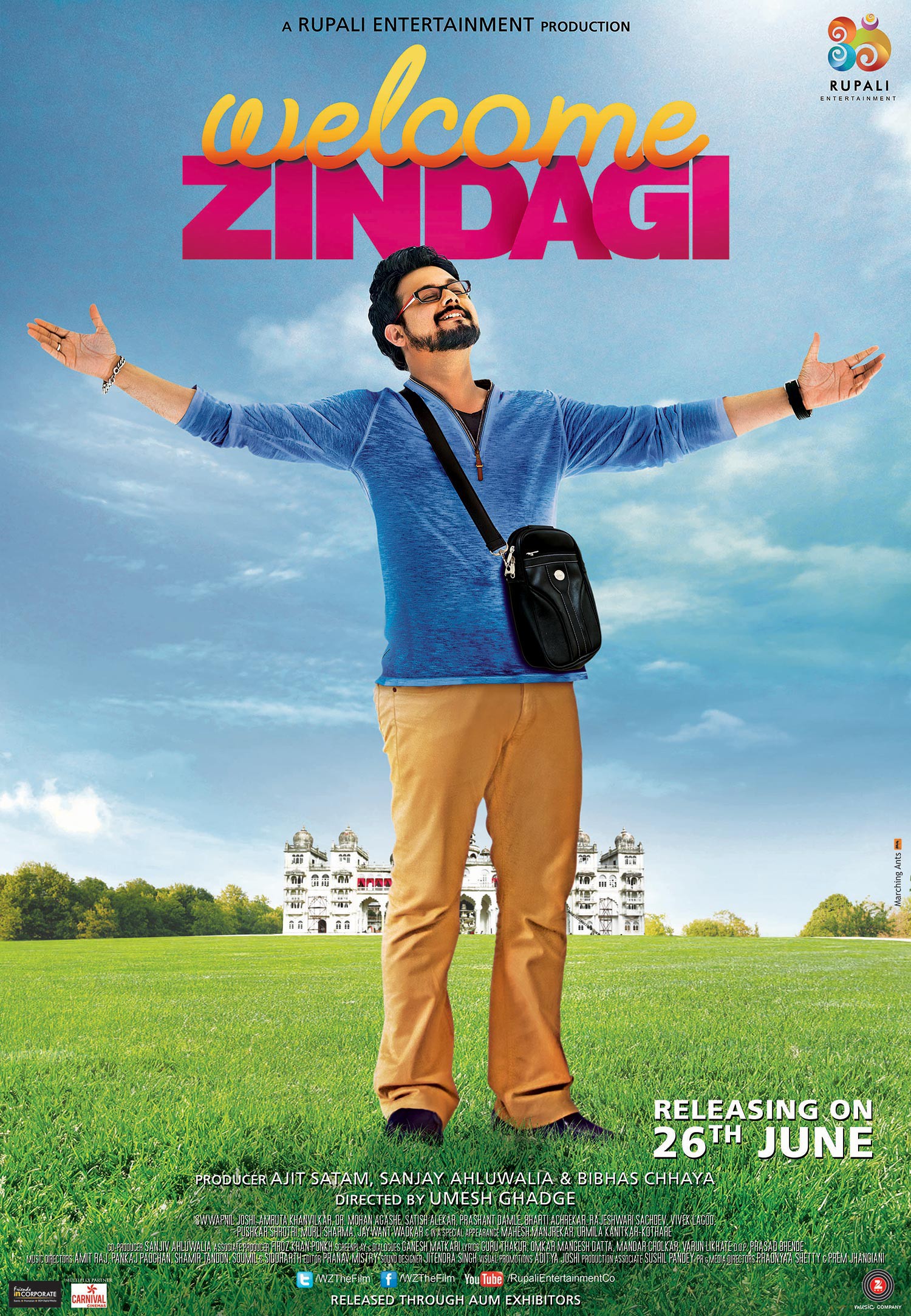 Mega Sized Movie Poster Image for Welcome Zindagi (#3 of 4)