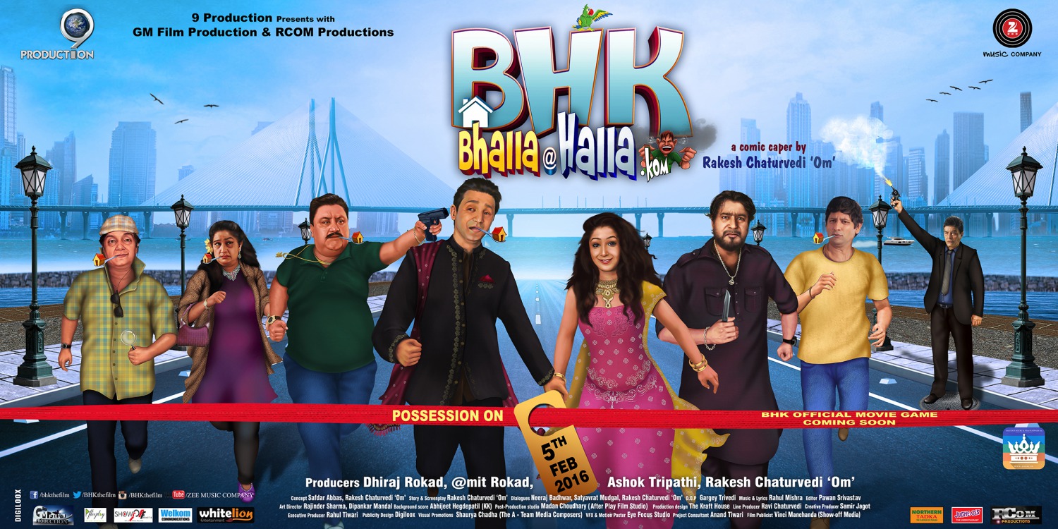 Extra Large Movie Poster Image for BHK Bhalla@Halla.Kom 