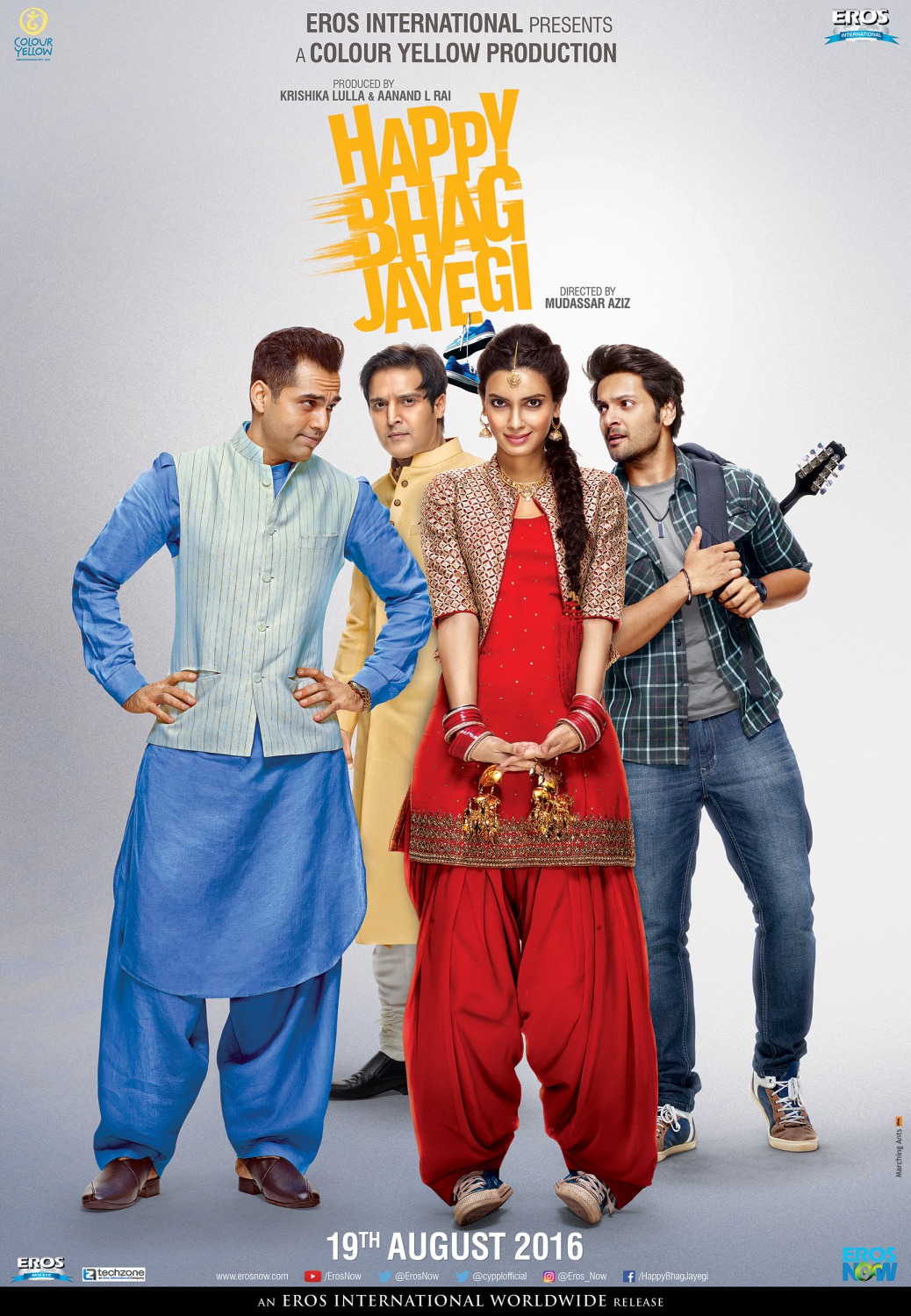 Extra Large Movie Poster Image for Happy Bhag Jayegi (#6 of 9)