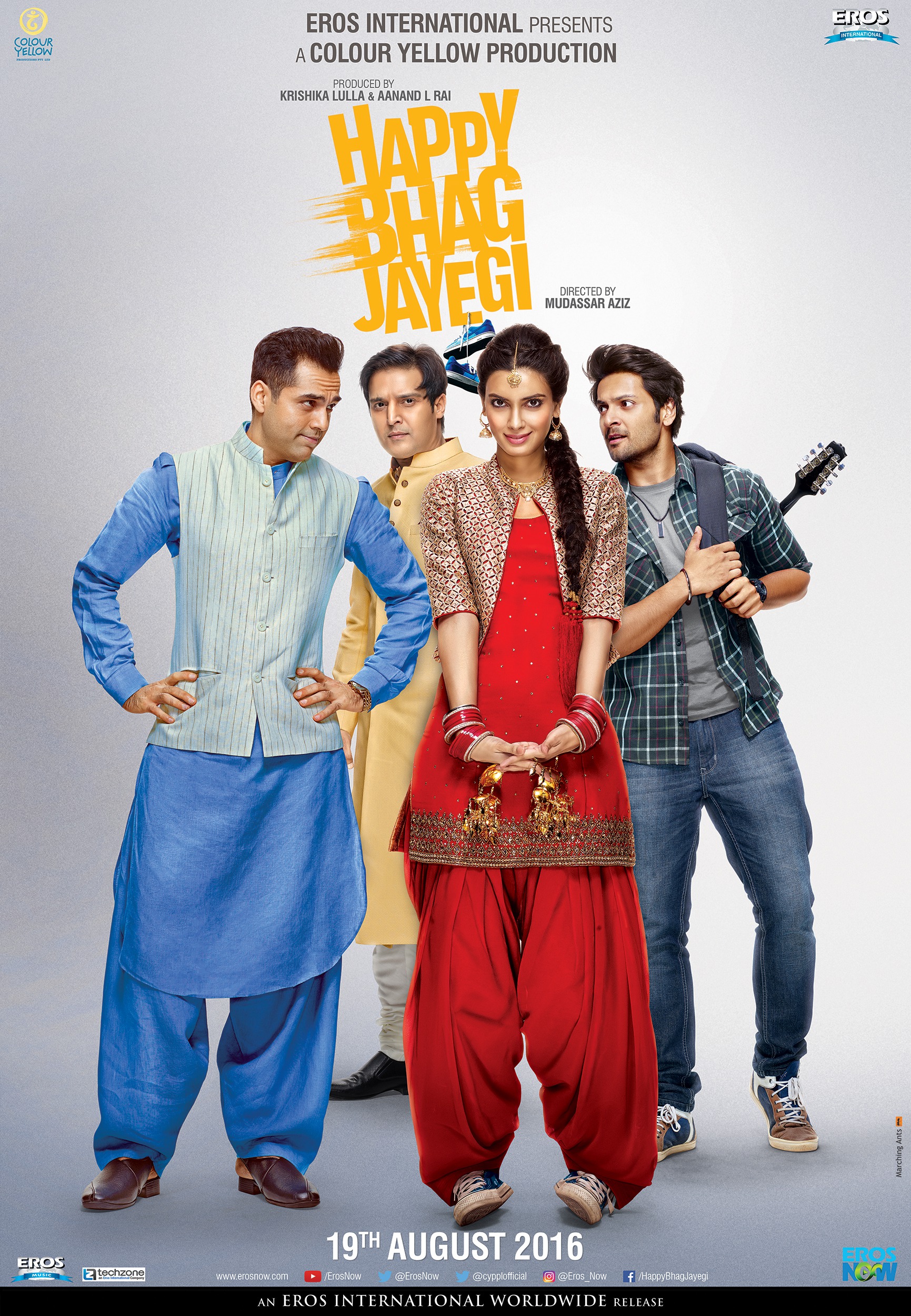 Mega Sized Movie Poster Image for Happy Bhag Jayegi (#6 of 9)