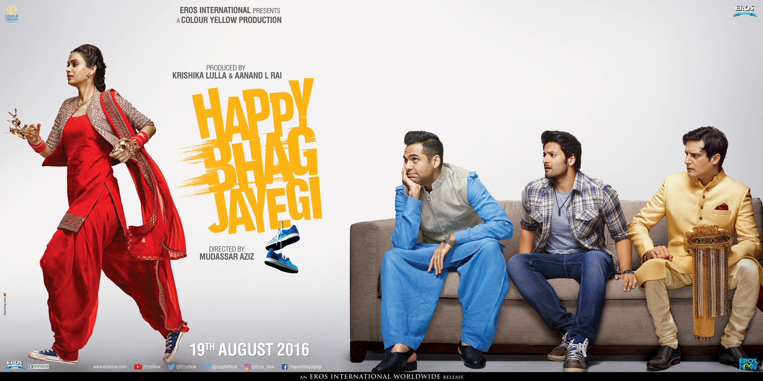 Mega Sized Movie Poster Image for Happy Bhag Jayegi (#9 of 9)