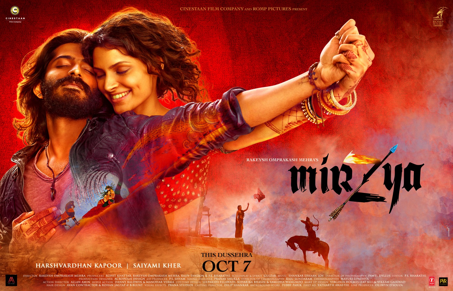 Extra Large Movie Poster Image for Mirzya (#2 of 3)