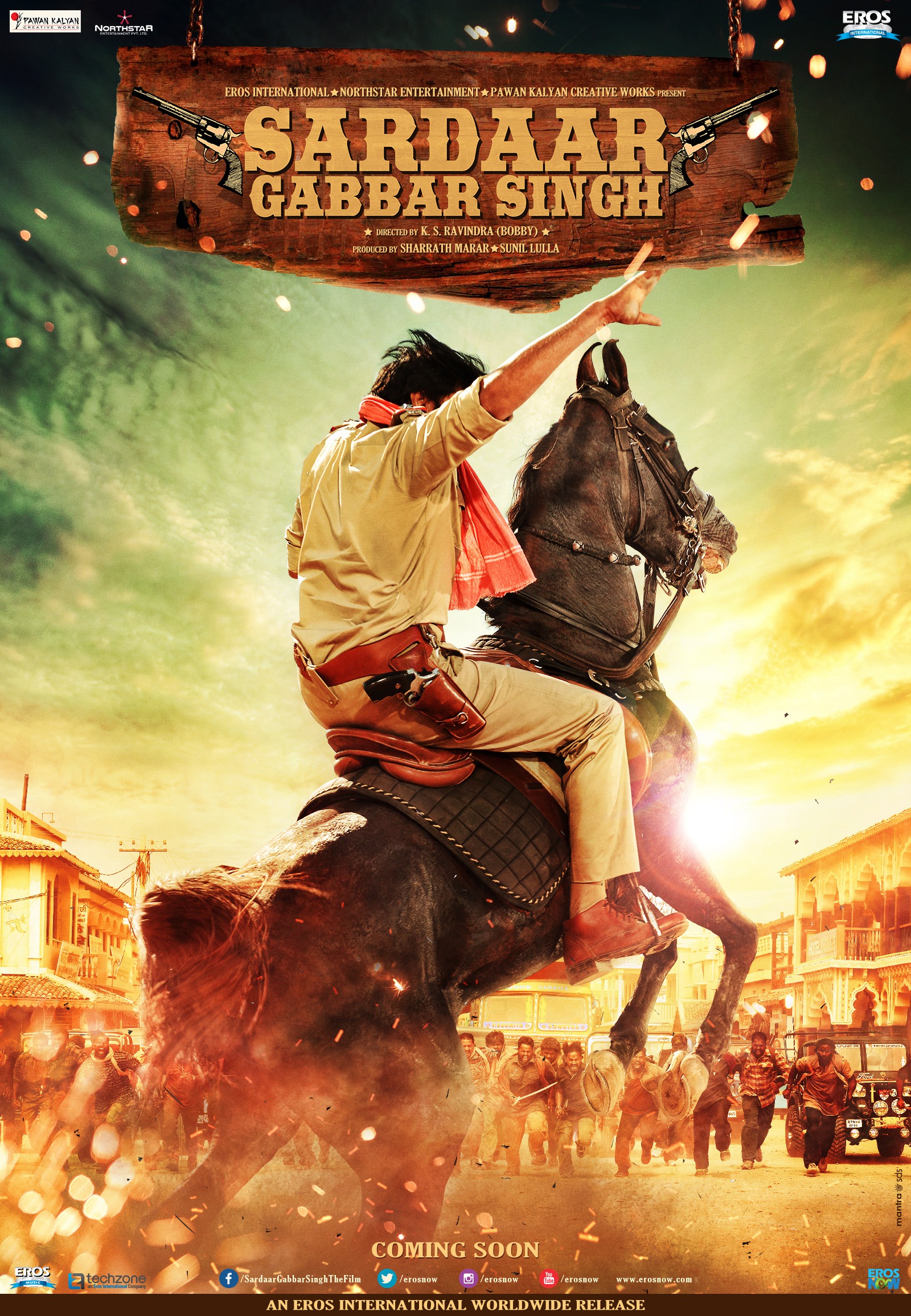 Mega Sized Movie Poster Image for Sardaar Gabbar Singh (#1 of 3)