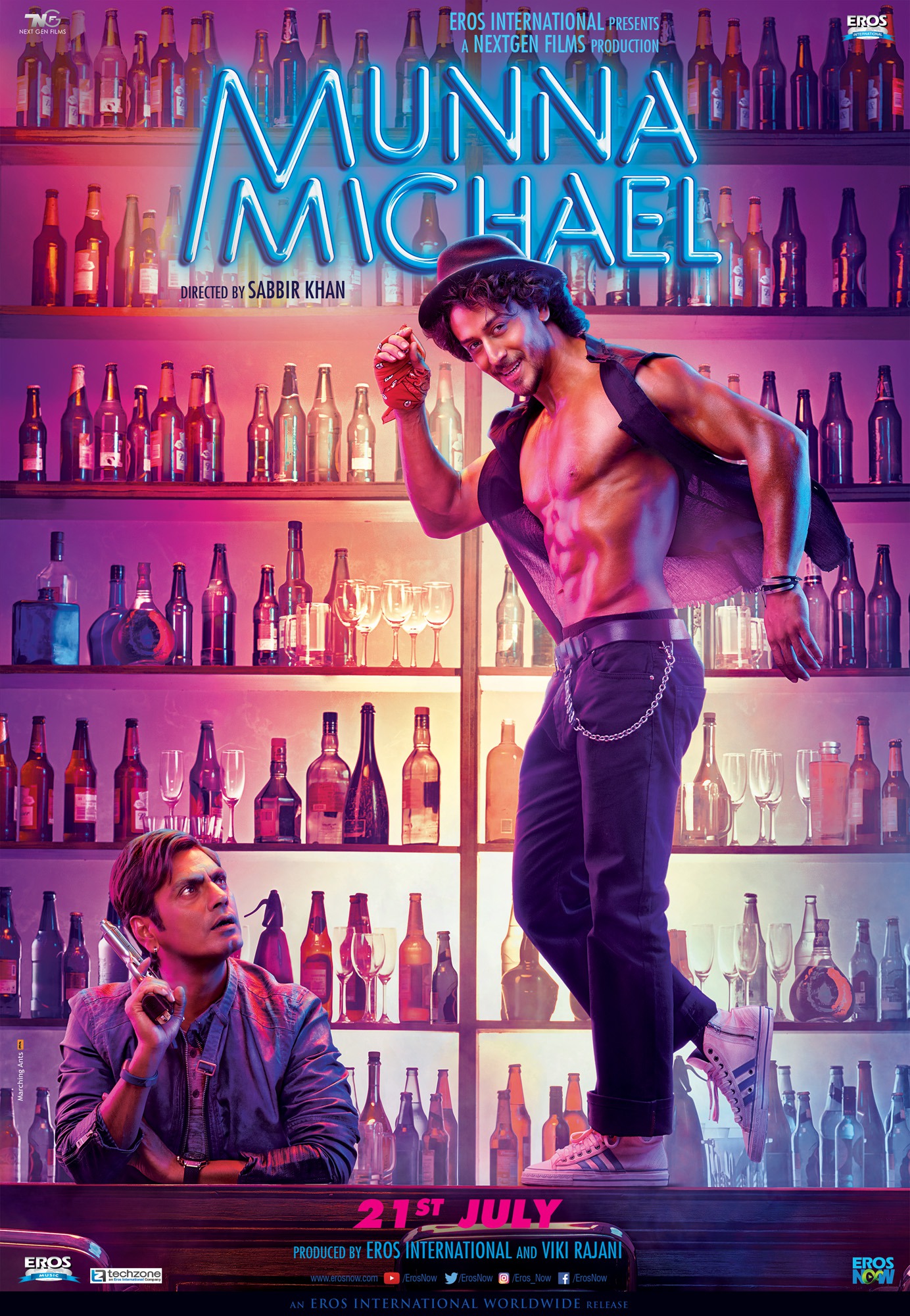 Mega Sized Movie Poster Image for Munna Michael (#2 of 11)