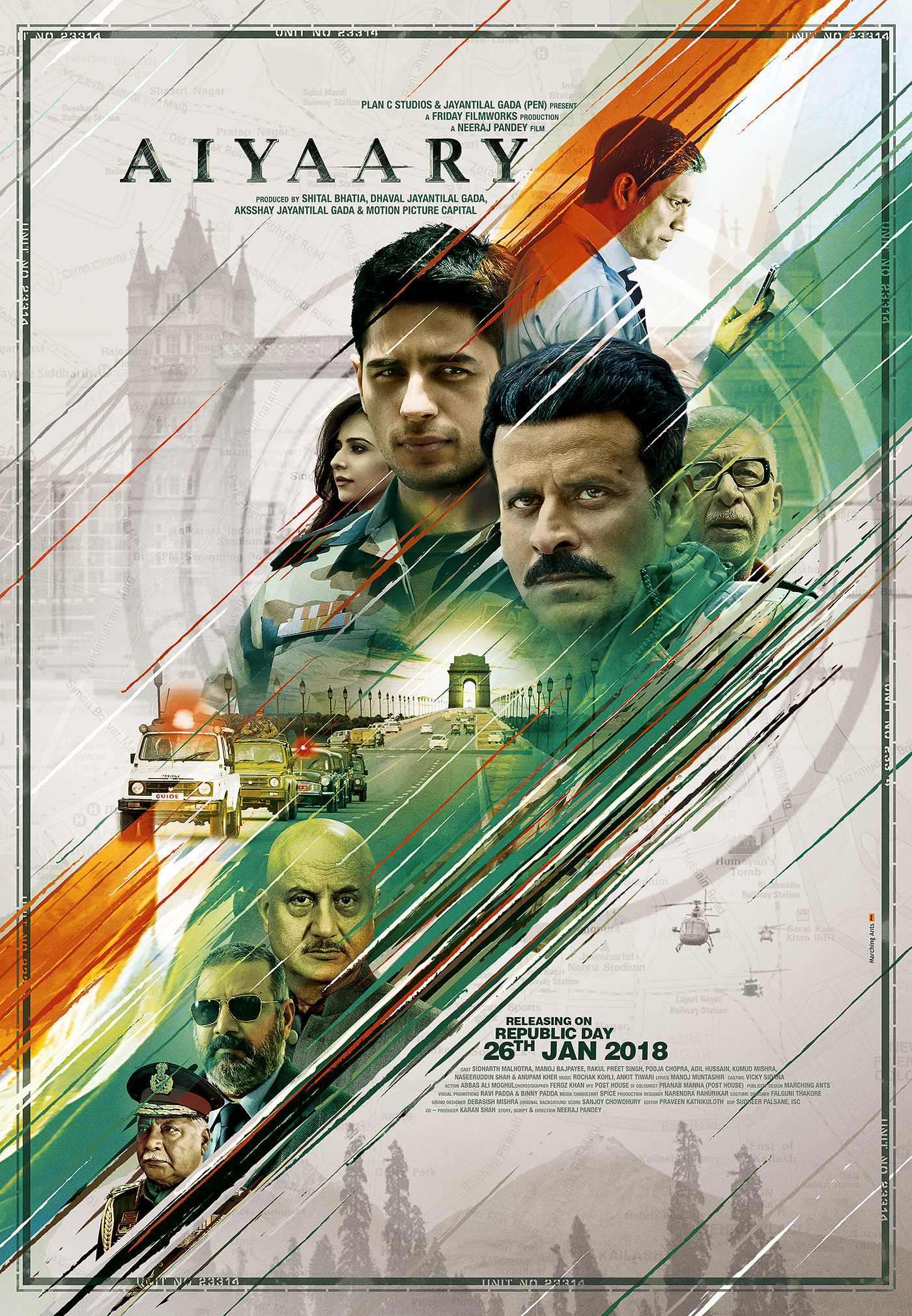 Mega Sized Movie Poster Image for Aiyaary (#2 of 5)