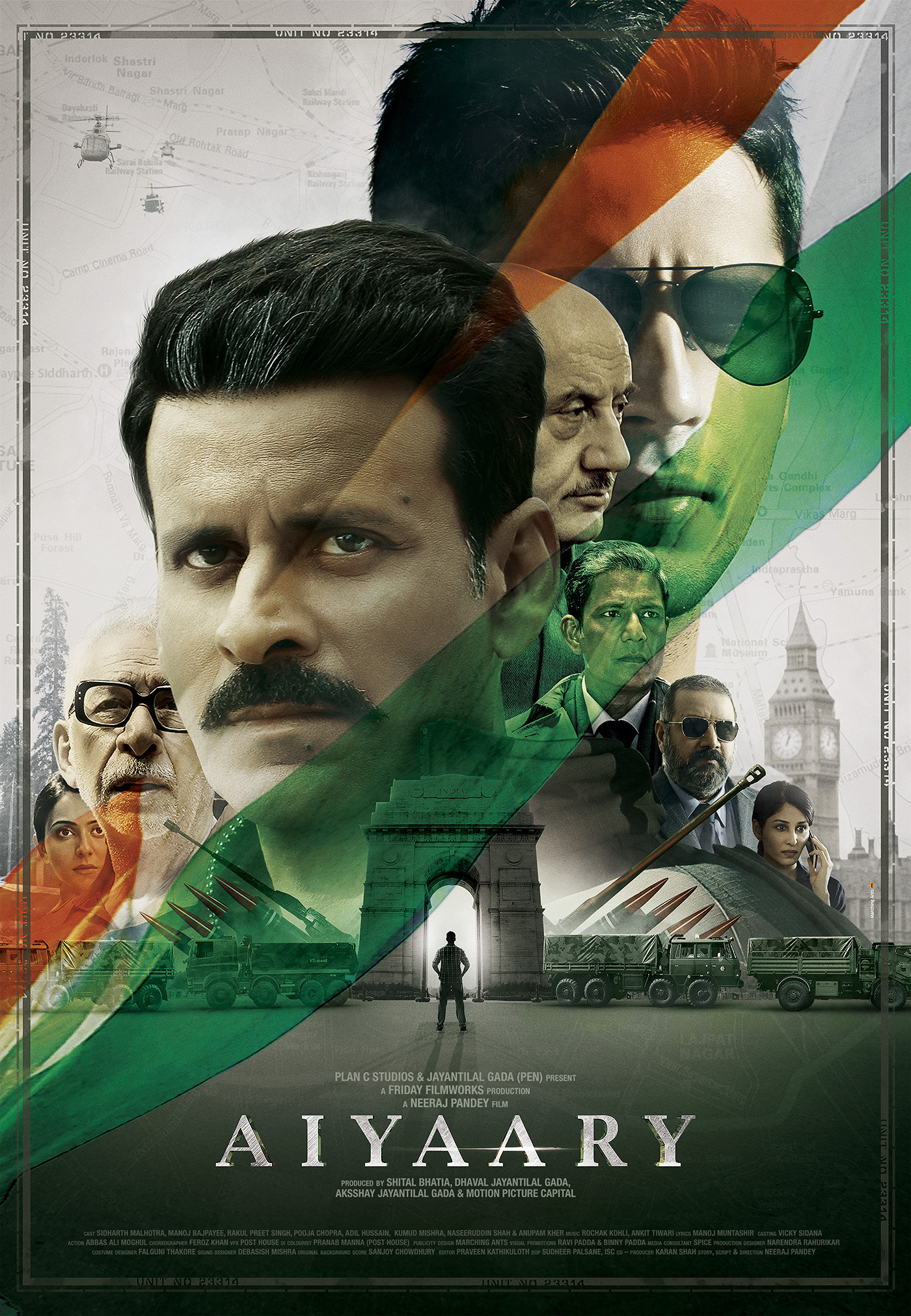 Mega Sized Movie Poster Image for Aiyaary (#4 of 5)