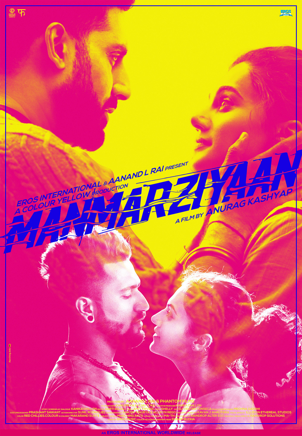 Extra Large Movie Poster Image for Manmarziyaan (#1 of 3)