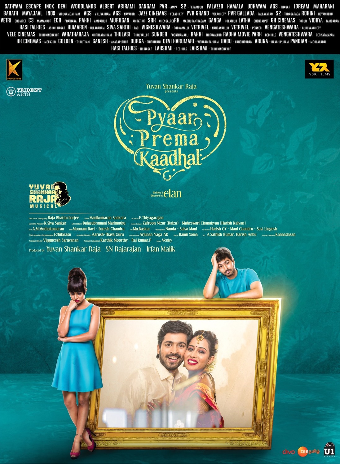 Extra Large Movie Poster Image for Pyaar Prema Kaadhal (#7 of 10)