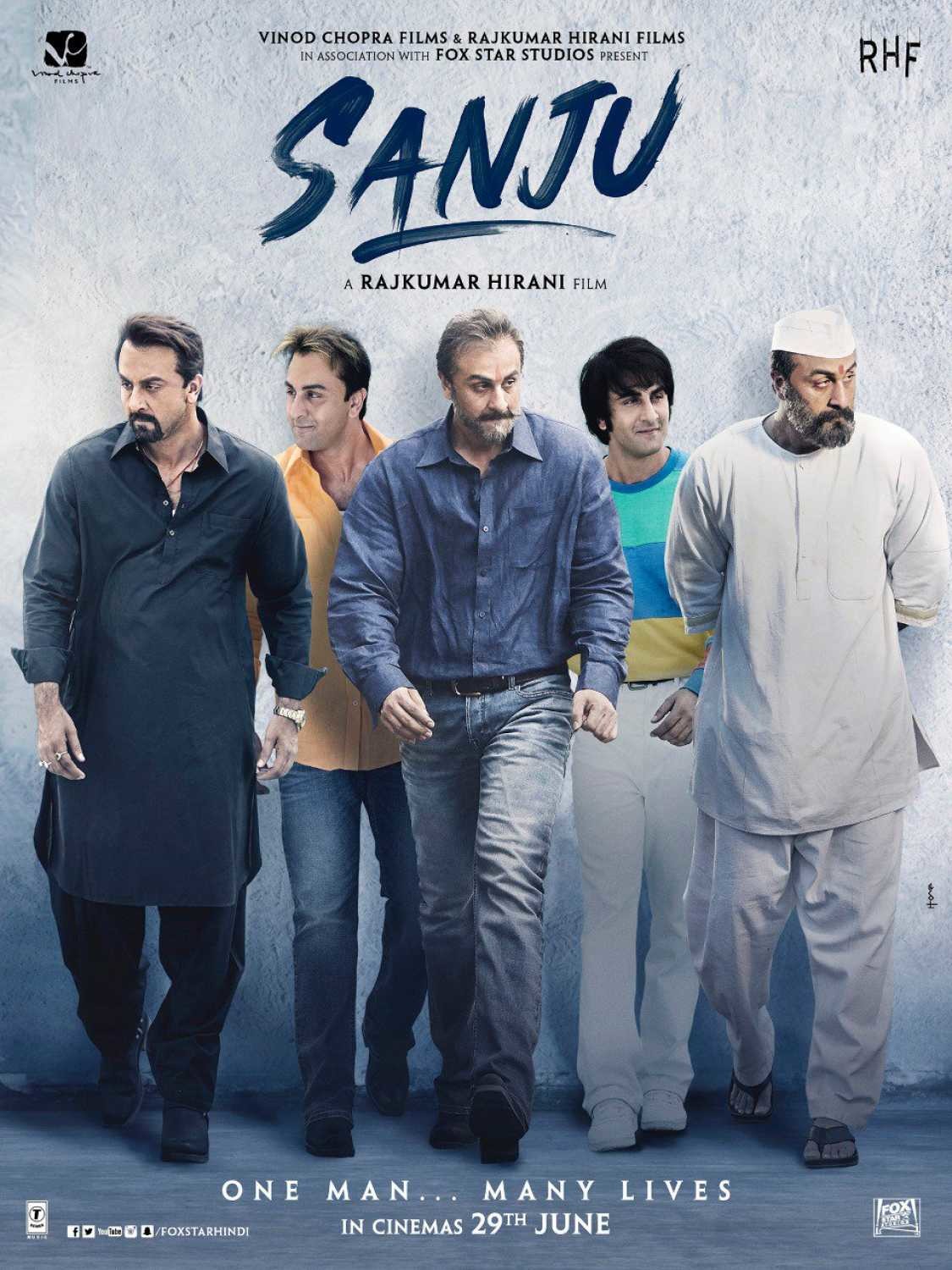 Extra Large Movie Poster Image for Sanju 